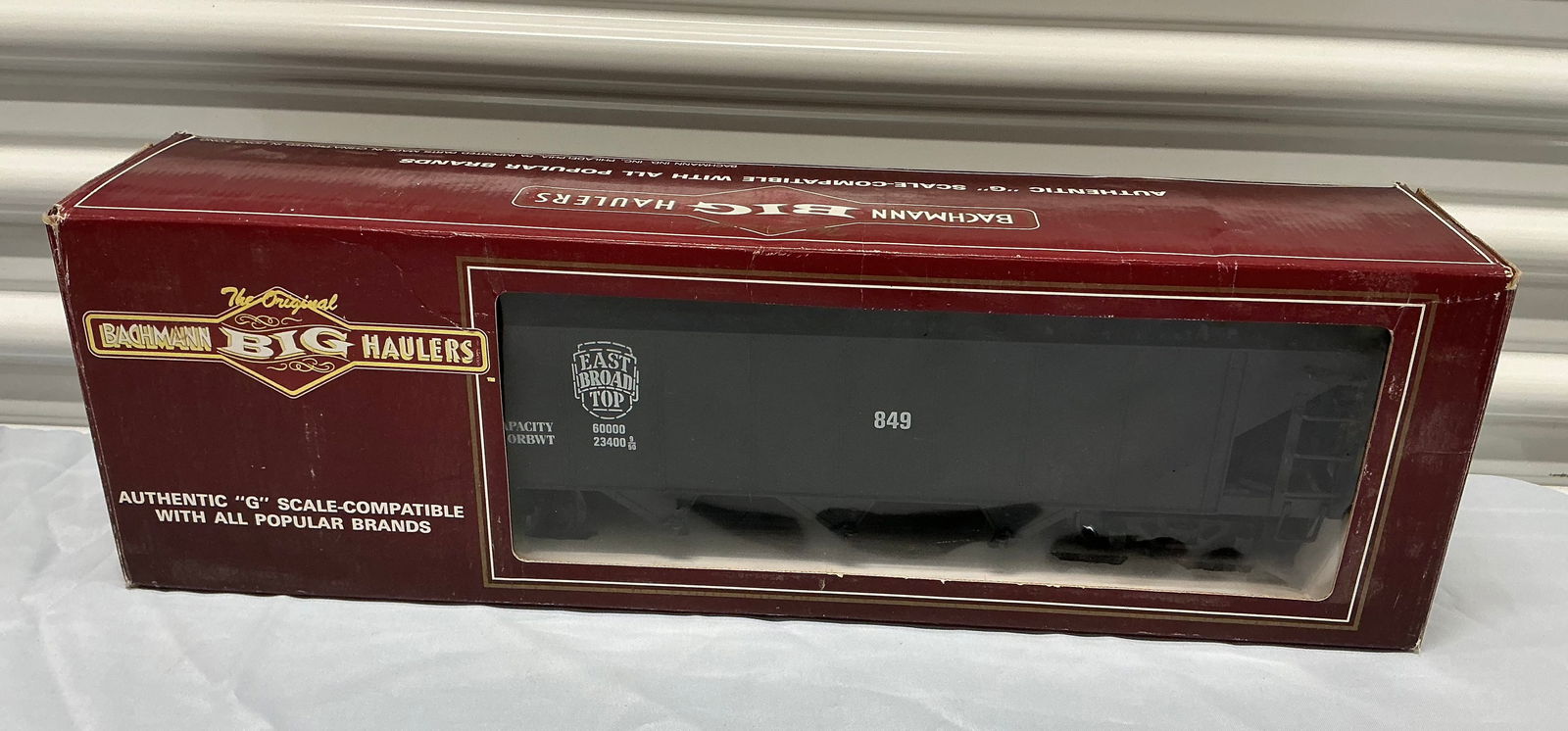 Bachman Big Haulers G Scale East Broad Top 3 Bay Hopper Train in the Box Lot 4 (1 of 4)