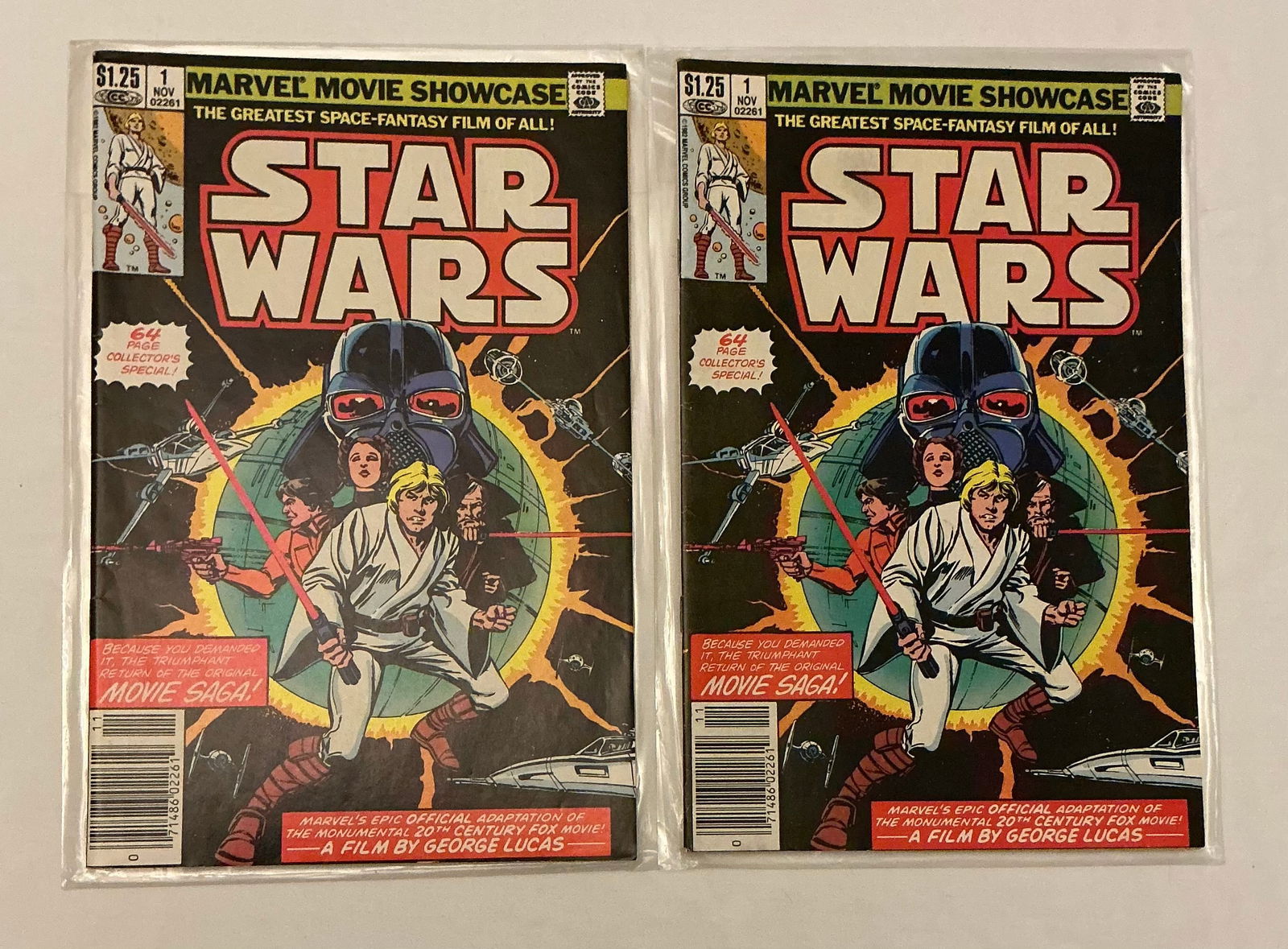 Pair of Star Wars #1 Marvel Movie Showcase Comics (1 of 3)