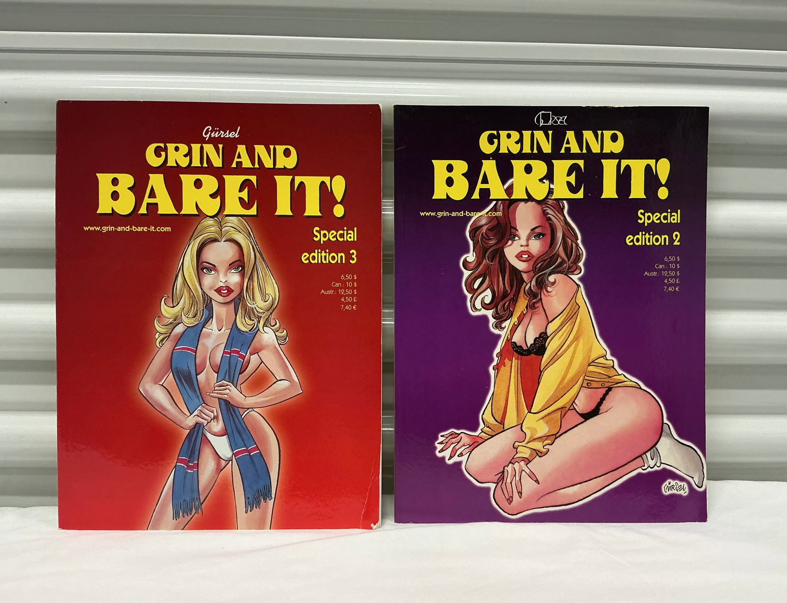Special Edition Grin And Bare It Eurotica Graphic Novels: Special Edition 2 & 3