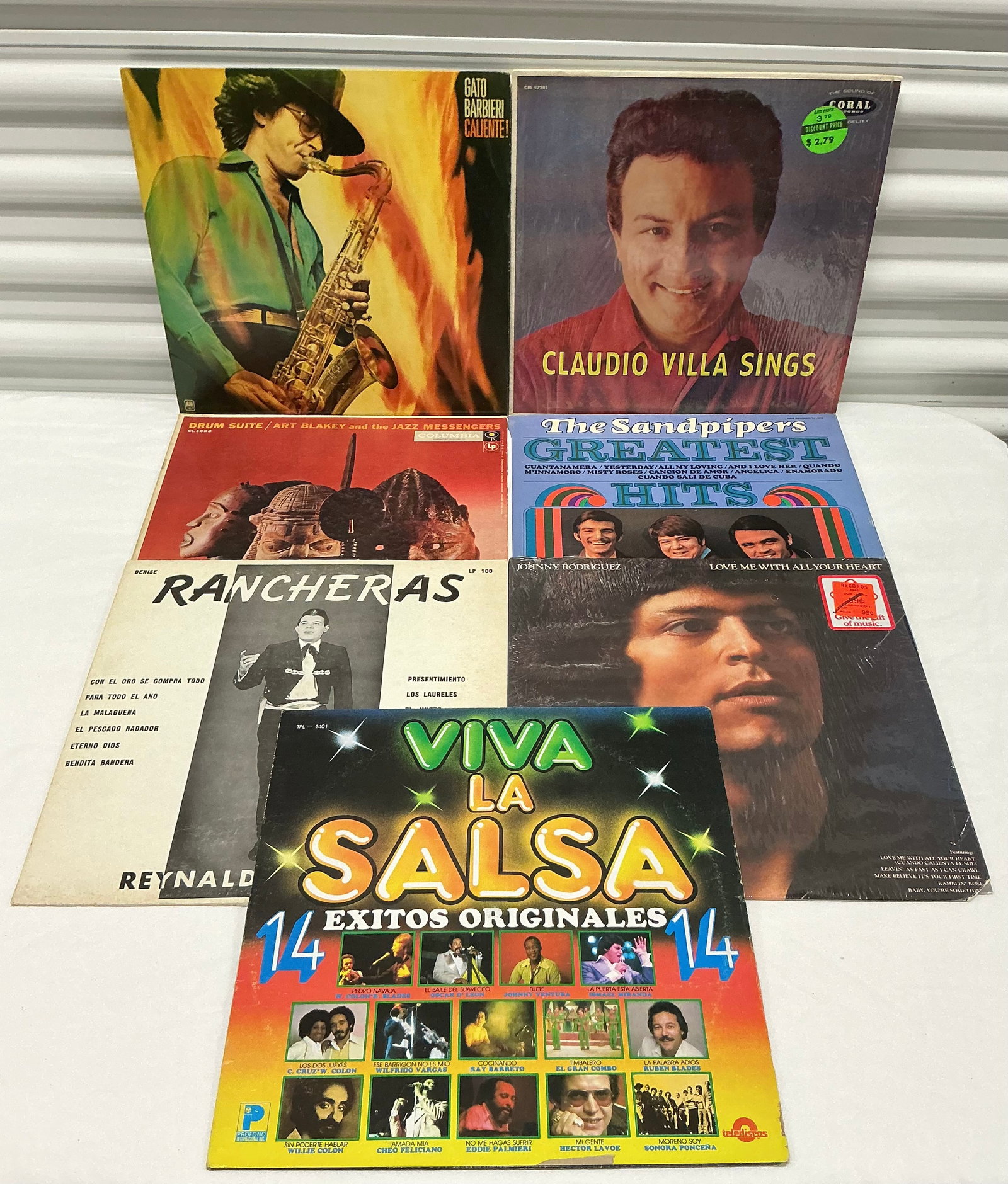 Vintage Salsa, Jazz & Other Vinyl Records: All Untested & Unchecked. If you have a question about a specific record, please ask prior to bidding