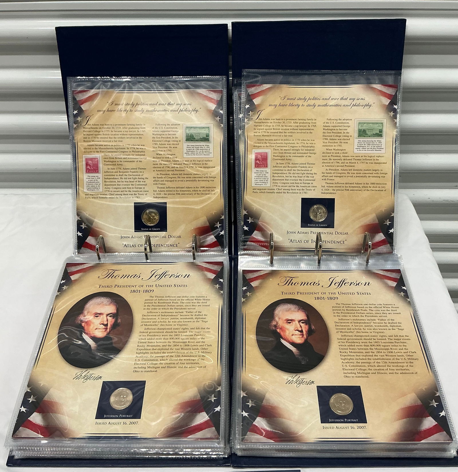 United States Presidents Coin Collection Postal Commemorative Society (1 of 6)