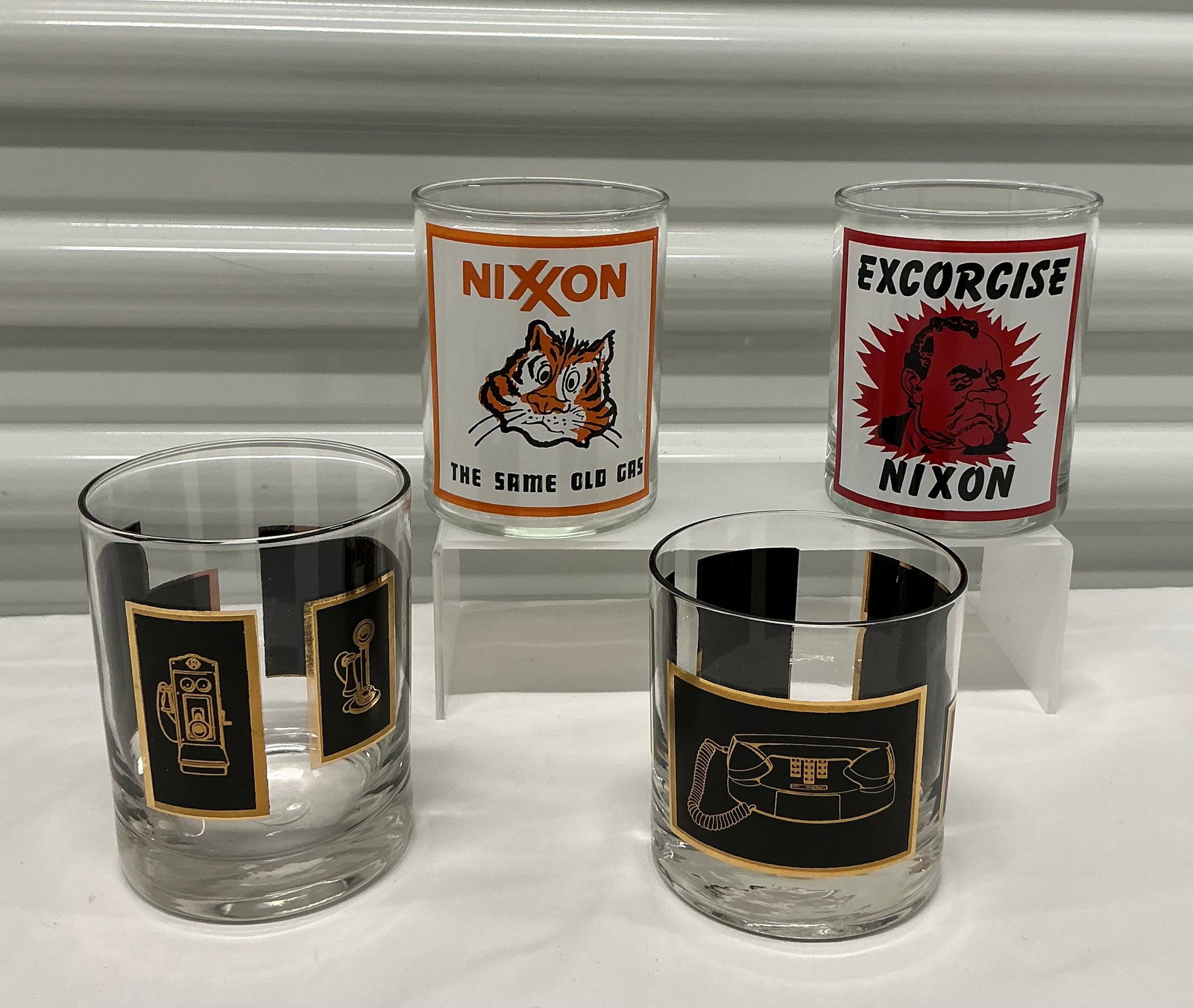 Retro Bar Glasses: Taller 4 Inches