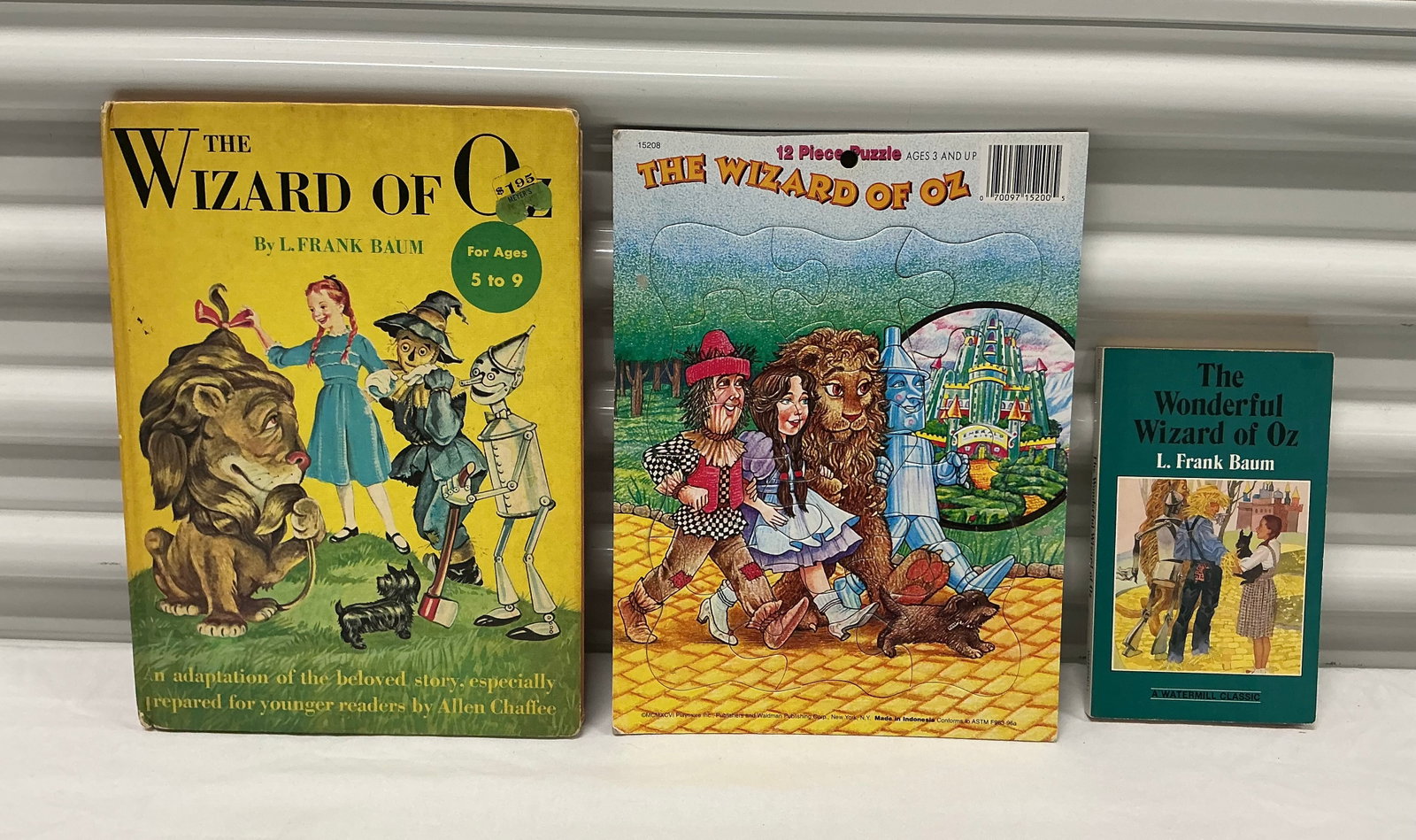 The Wizard Of Oz Vintage Books & Puzzle: Wizard of Oz