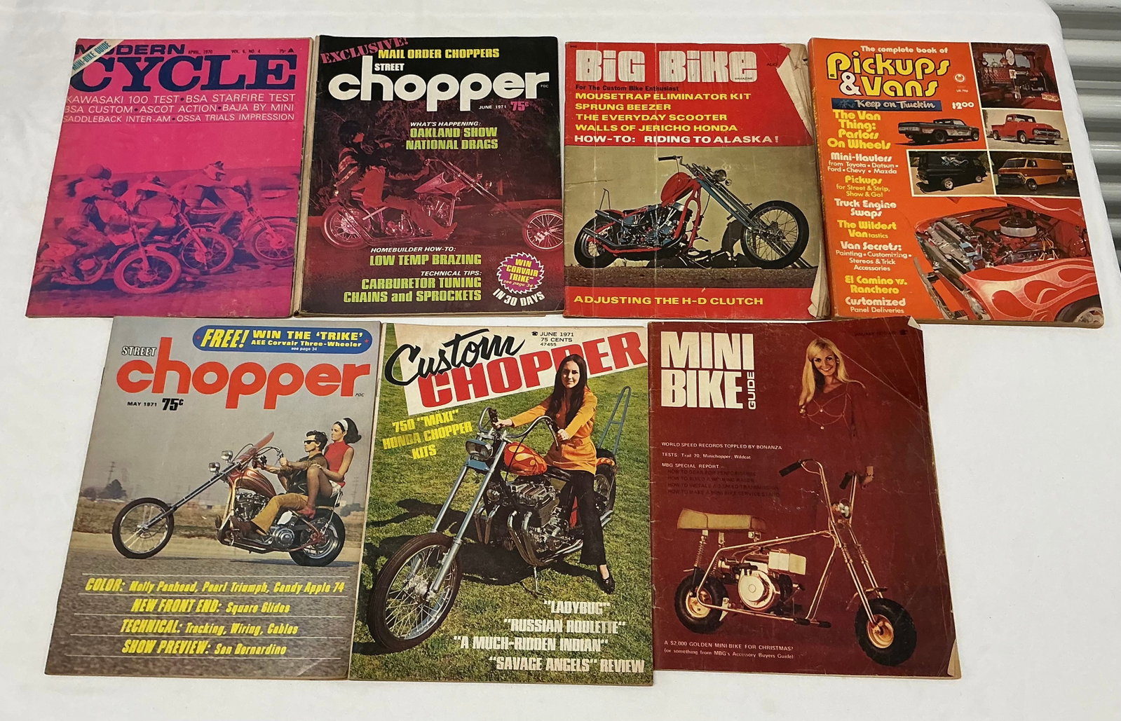 Early 1970s Street Chopper & Other Magazines: 1970s