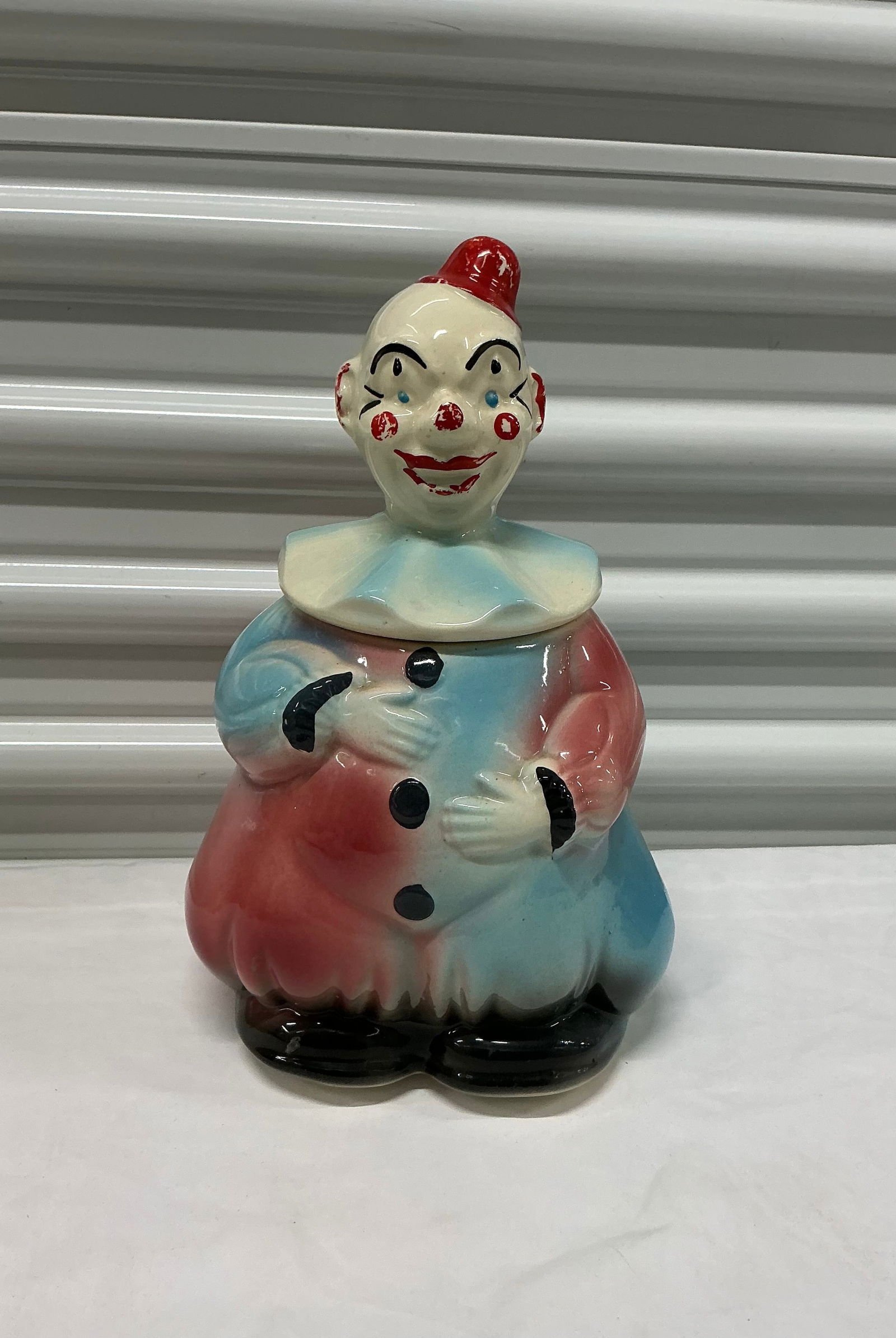 Jo-Jo The Clown Cookie Jar: 11.75 inches