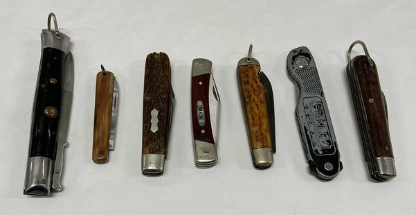 Collection of Vintage Pocket Knives: Knive