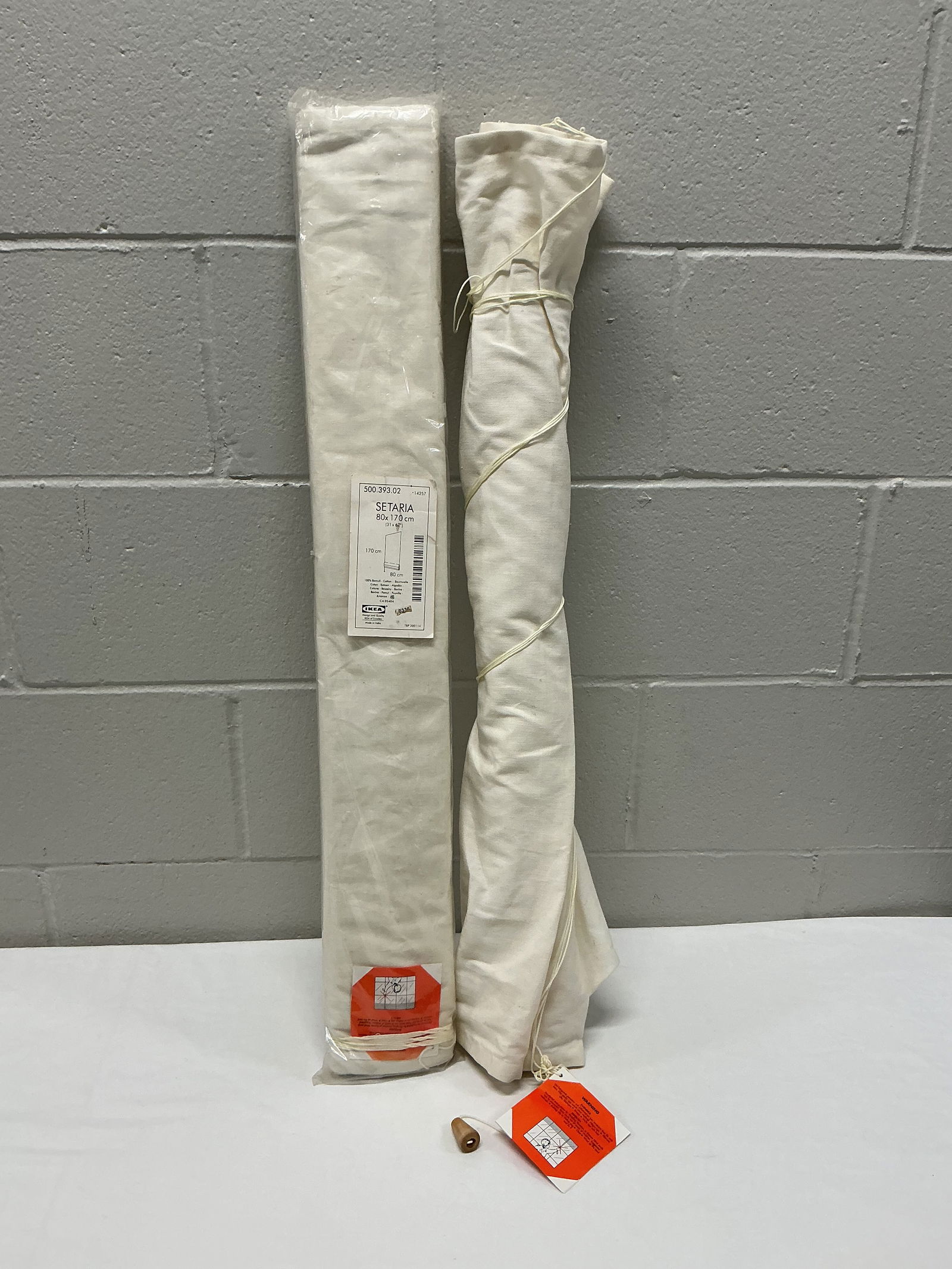 Pair of IKEA Setaria Window Shades: 31x67