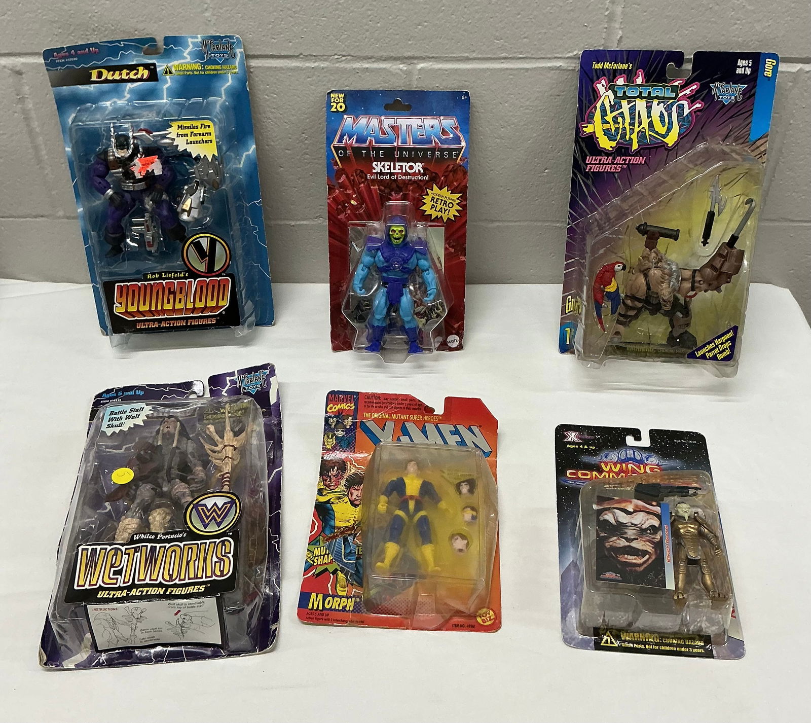 Action Figures On The Card MOTU He Man X-Men (1 of 4)