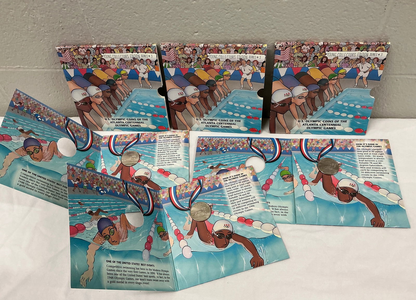 1996 Uncirculated Clad Half Dollars US Olympic Coins of the Atlanta Centennial Games (1 of 5)