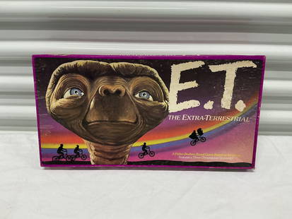 1982 E.T. Parker Bros Board Game: Unchecked with pieces shown