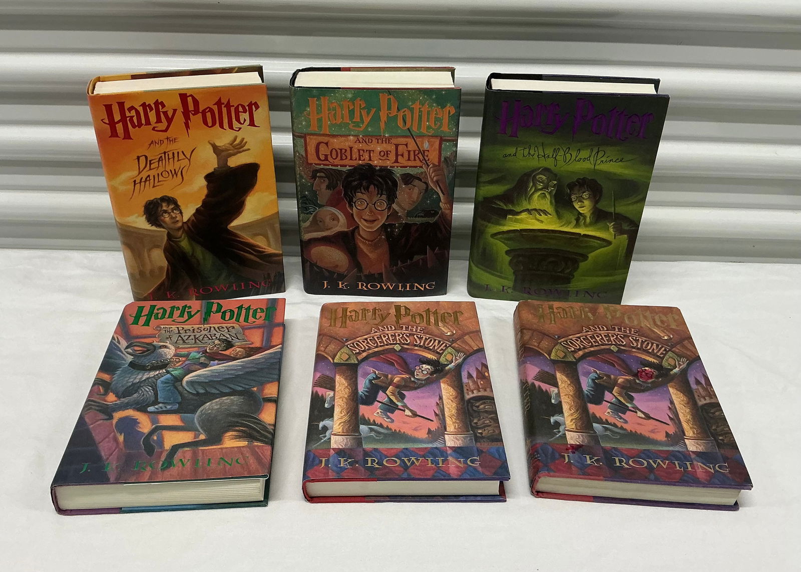 Harry Potter Hard Cover Books With Dust Jackets (1 of 2)