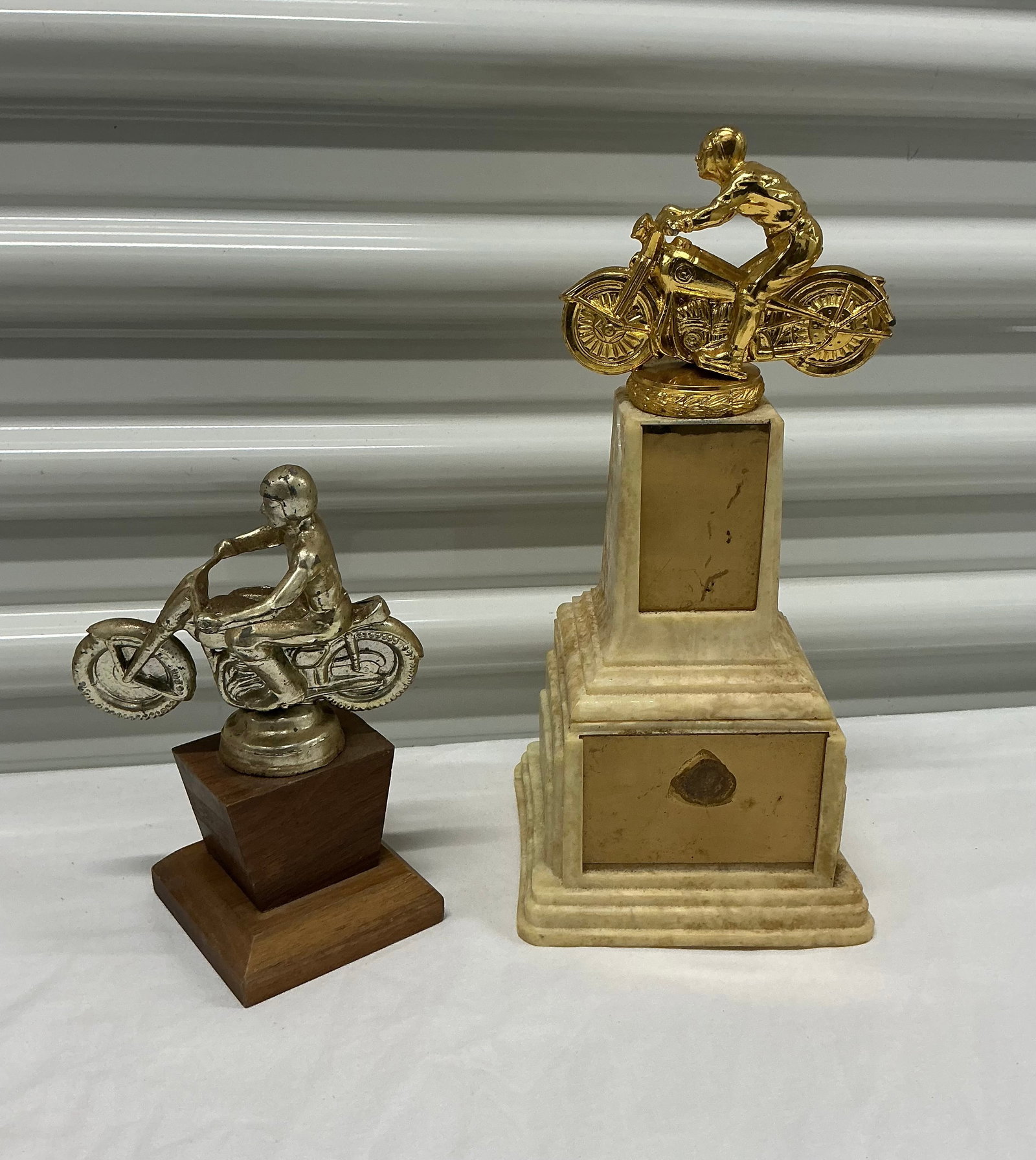 1950s Motorcycle Trophies: Taller 10.75