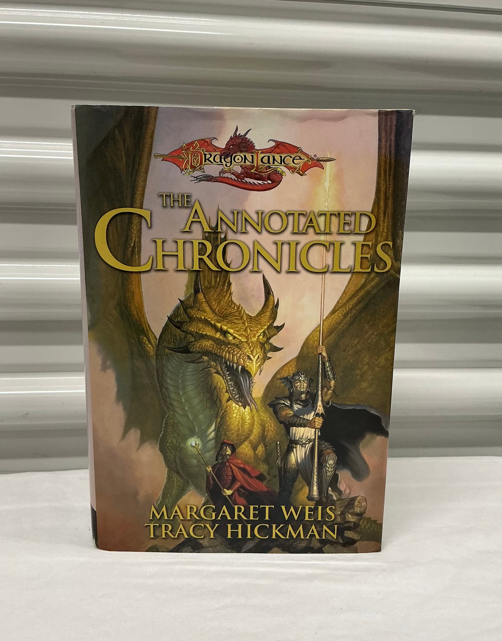 Dragon Lance The Annotated Chronicles Hardcover With Dust Jacket: Appears to be first printing