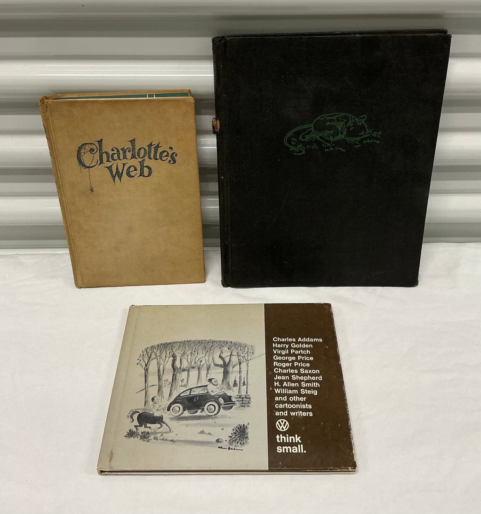 Vintage Books: Charlotte’s Web, Walter The Lazy Mouse, Volkswagen Cartoon Book