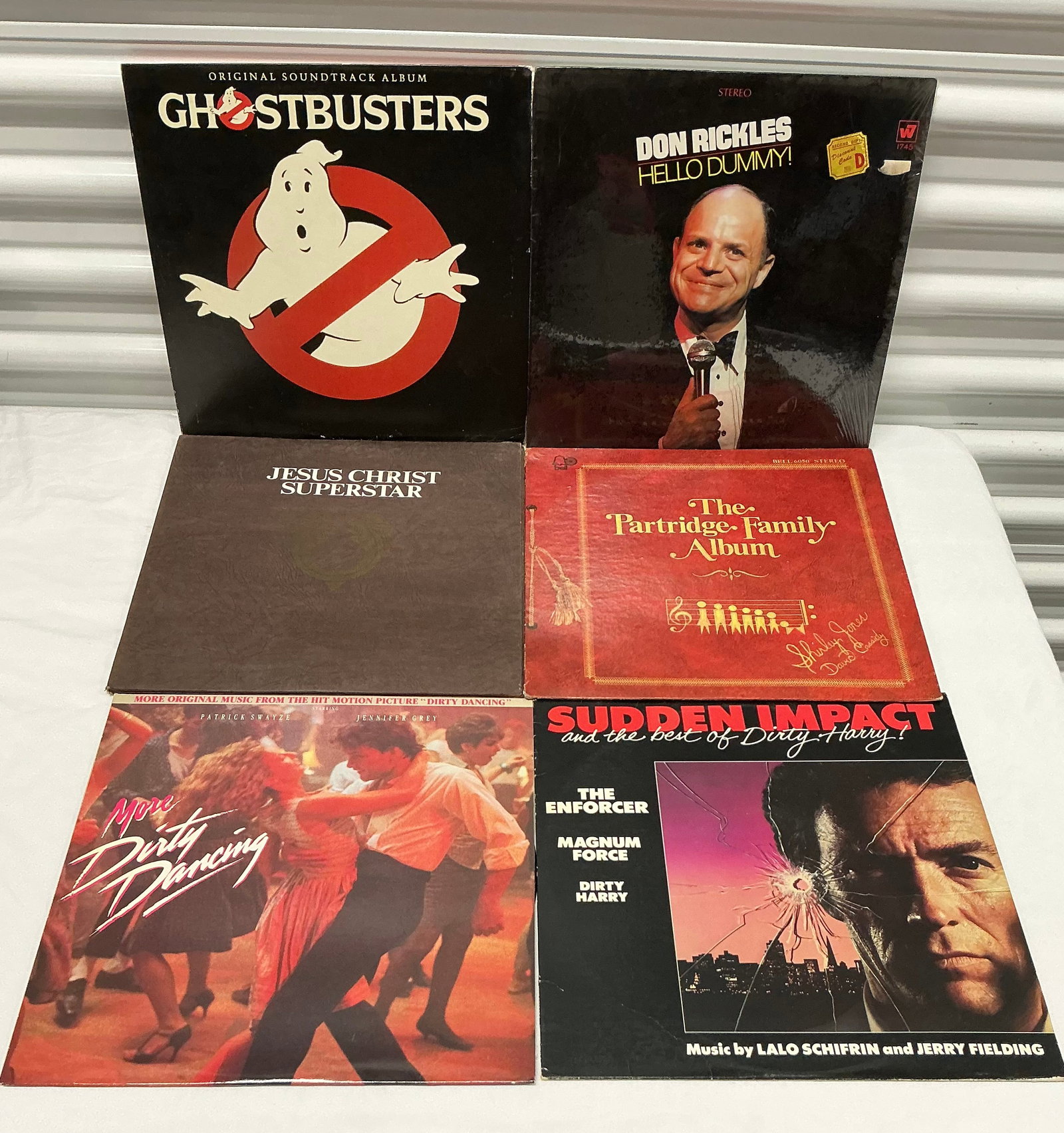 Ghostbusters Soundtracks & Don Rickles Comedy Vinyl Records: All Unchecked - If you have a question about a specific record, please ask before bidding