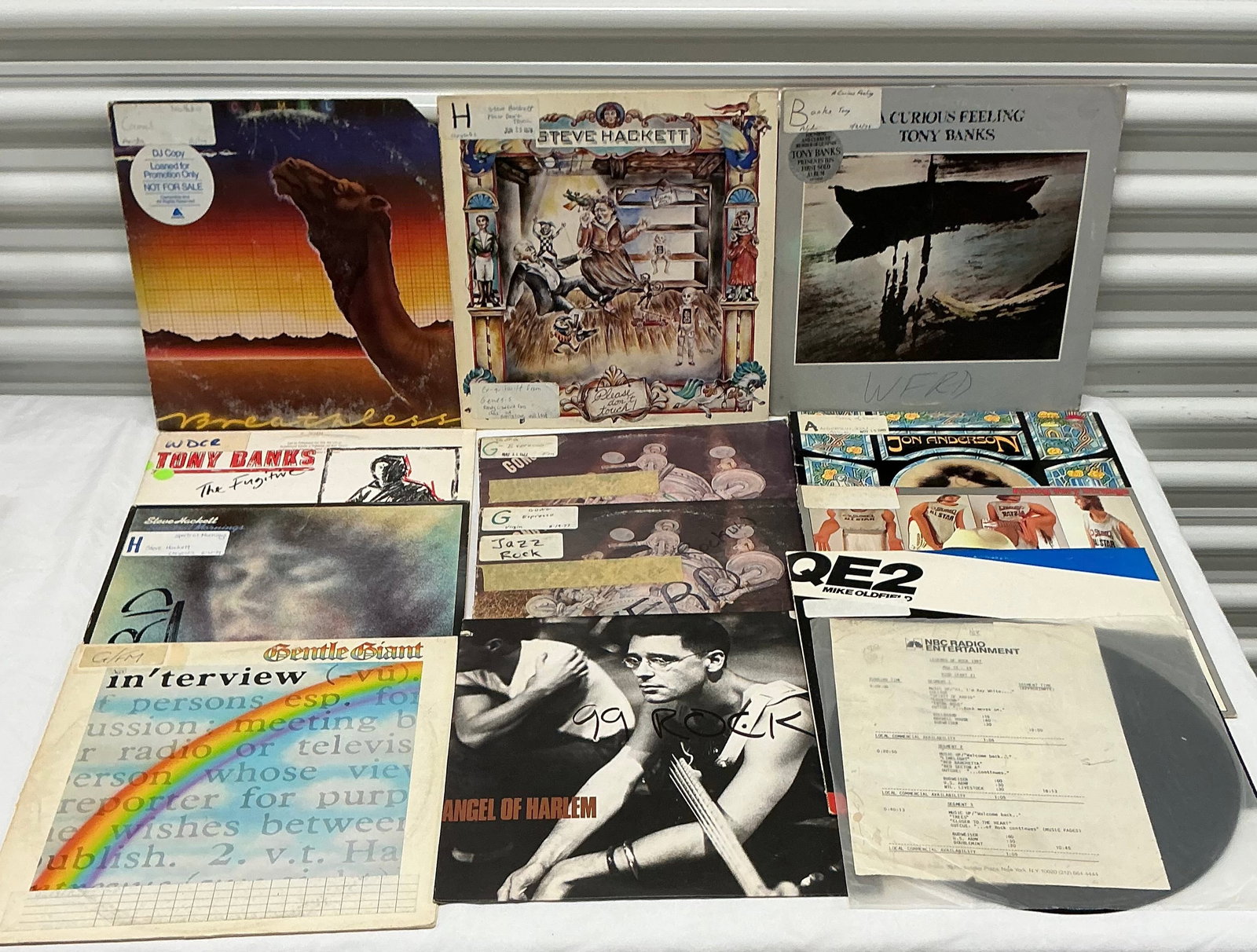 Vintage Rock Radio Station Vinyl Records: All Unchecked - If you have a question about a specific record, please ask before bidding