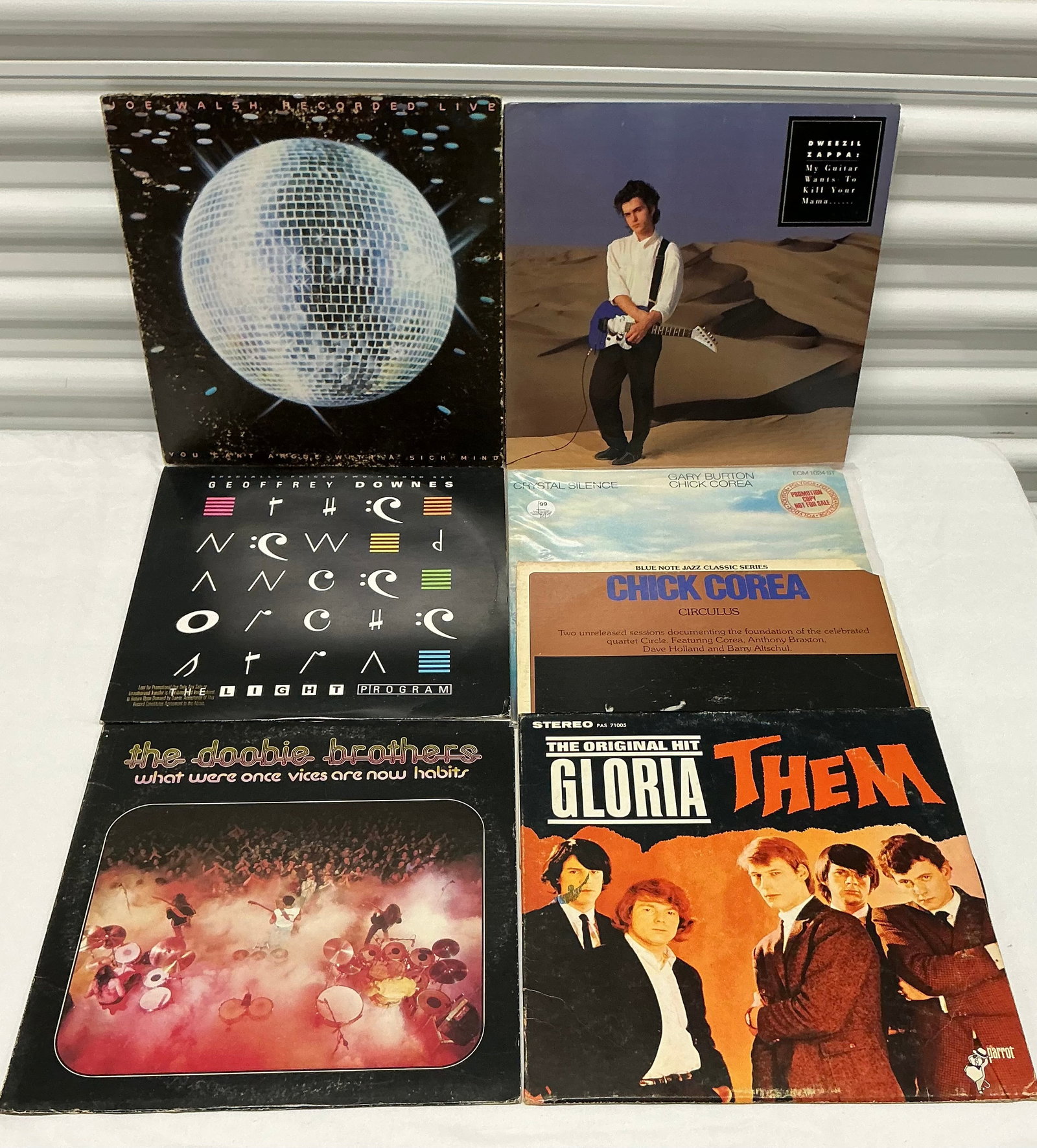 Vintage Rock Guitar Jazz Vinyl Records: All Unchecked - If you have a question about a specific record, please ask before bidding