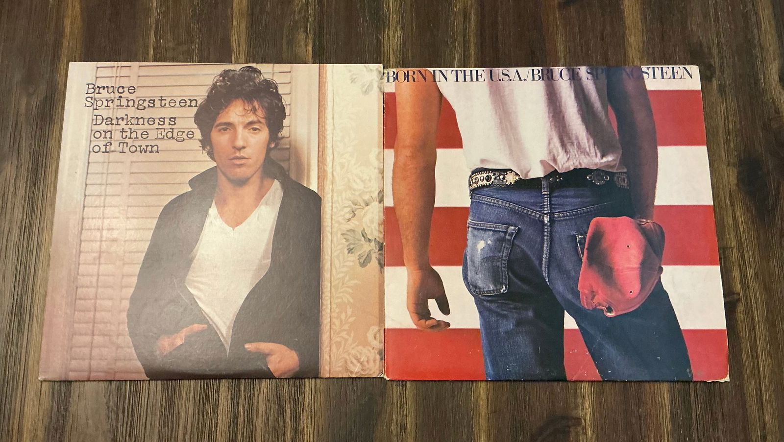 Bruce Springsteen Vintage Vinyl Records (1 of 3)