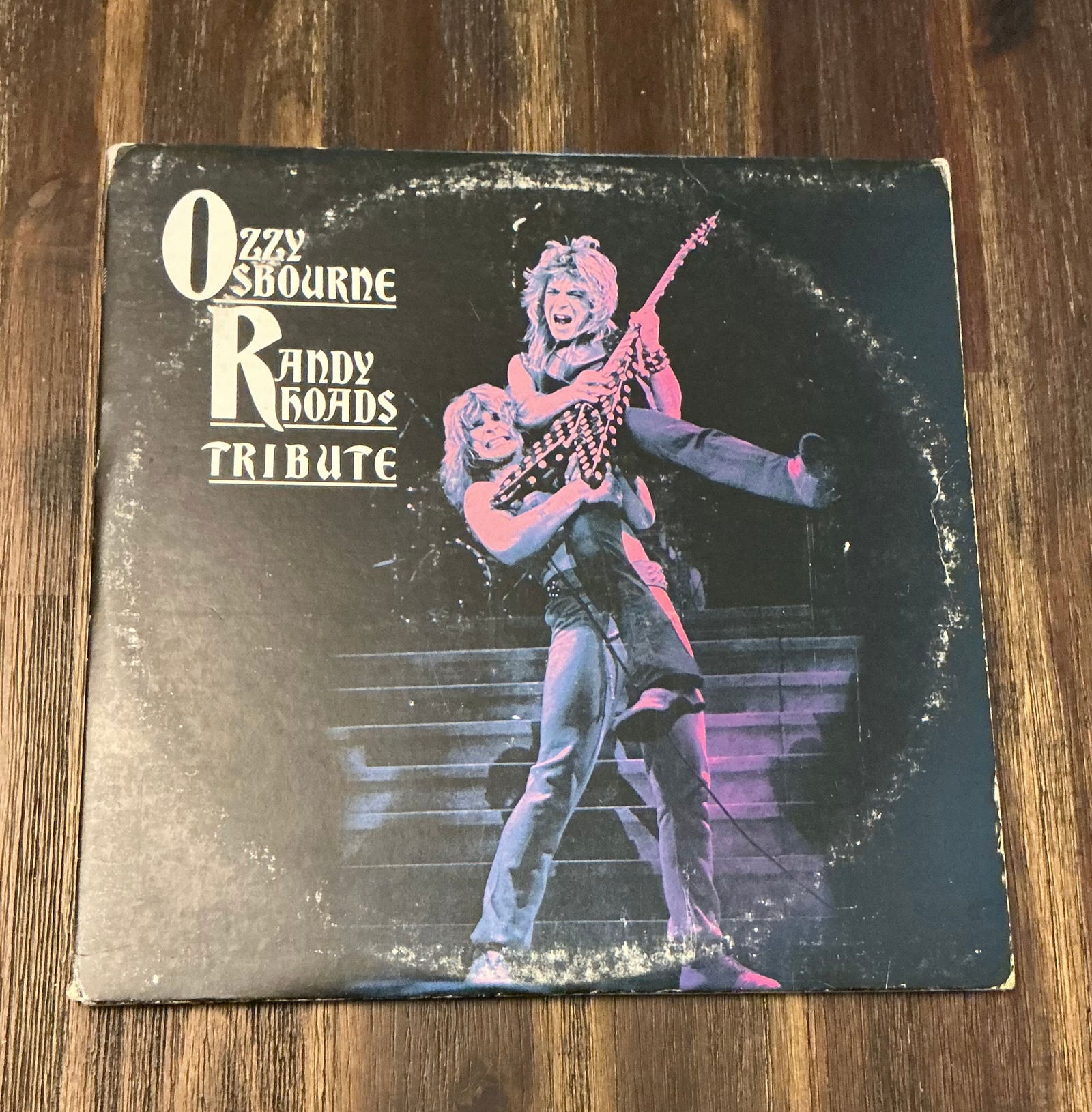 1987 Ozzy Osbourne Randy Rhoads Tribute Double Vinyl Record (1 of 3)
