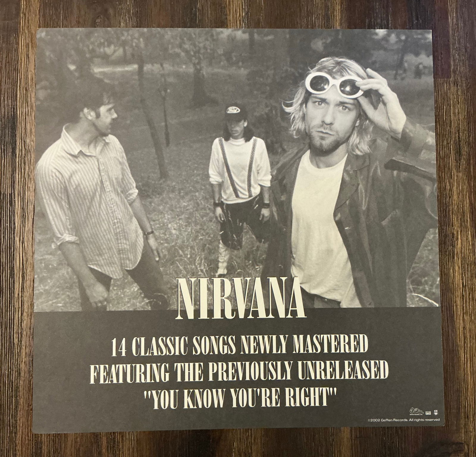 2002 Nirvana Promotional Record Store Music Posters Double Sided (1 of 3)