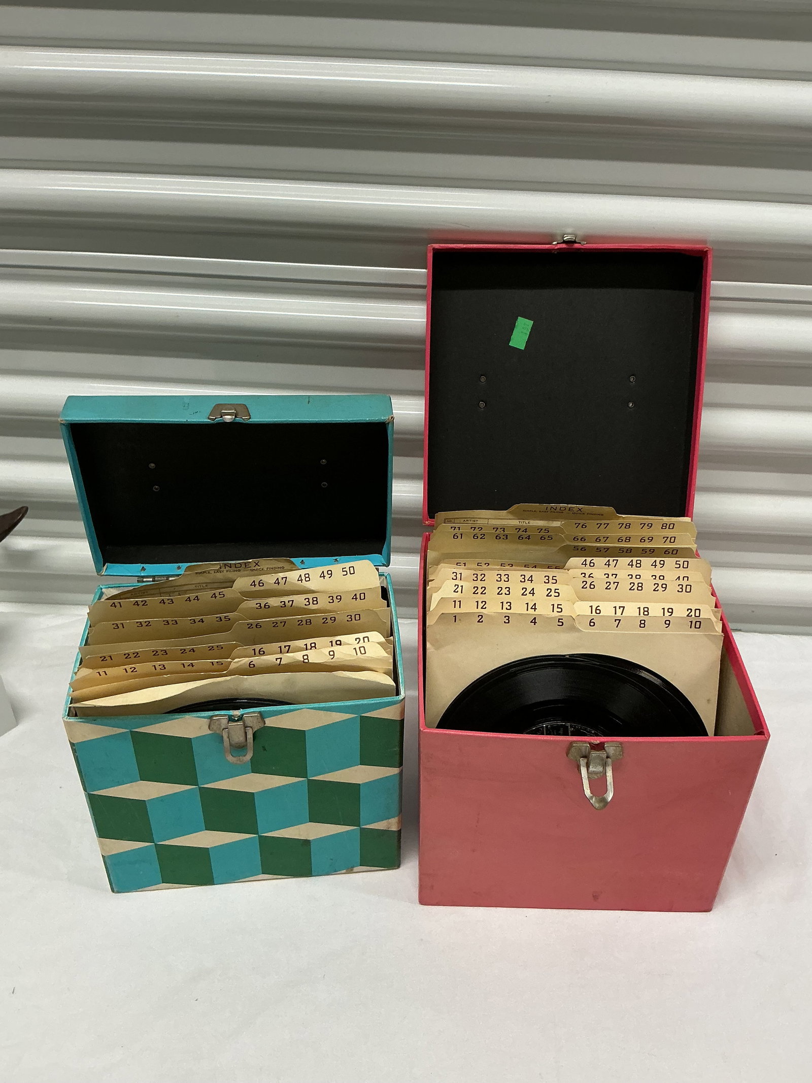 Two Vintage Cases Full Of 45s (1 of 4)