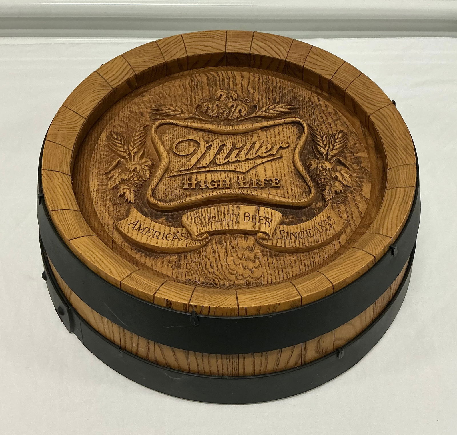 Vintage Miller High Life Beer Barrel Sign (1 of 6)