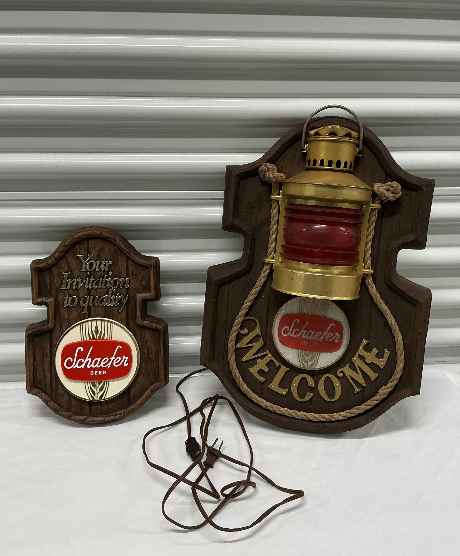 Vintage Schaefer Beer Signs (1 of 5)