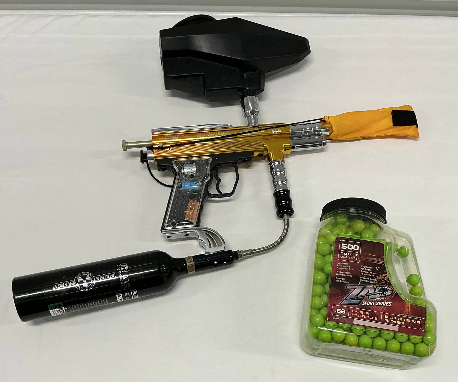 Game Face Paintball E Rex Elite Ricochet 4K Paintball Gun With Paintballs: ***CANNOT SHIP - PICK UP ONLY***