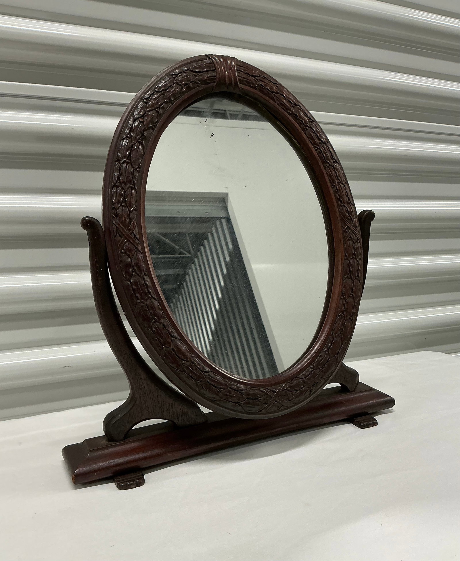 Vintage Dresser Mirror: 14.25 inches
