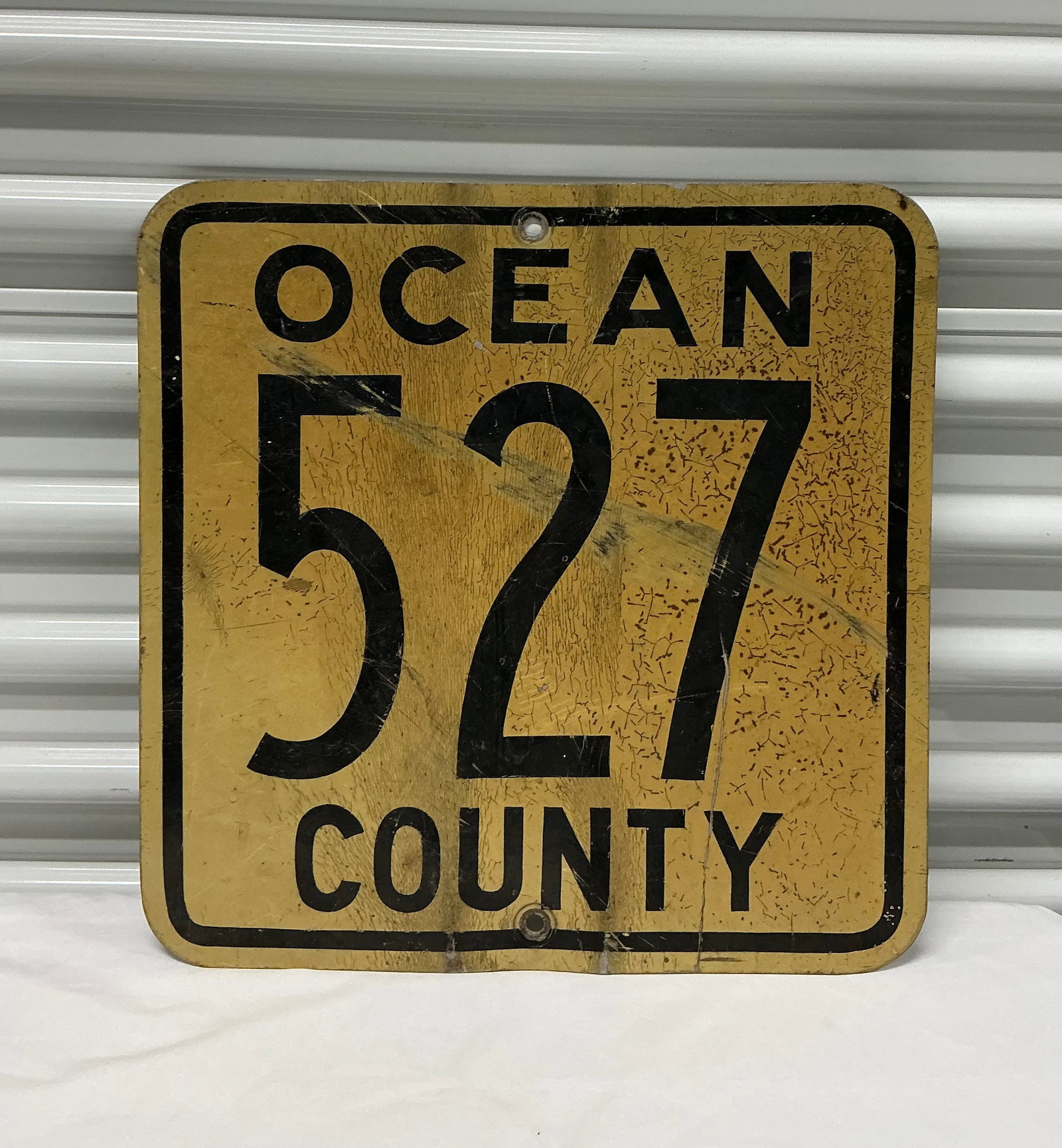 Vintage Ocean County Metal Street Sign (1 of 3)