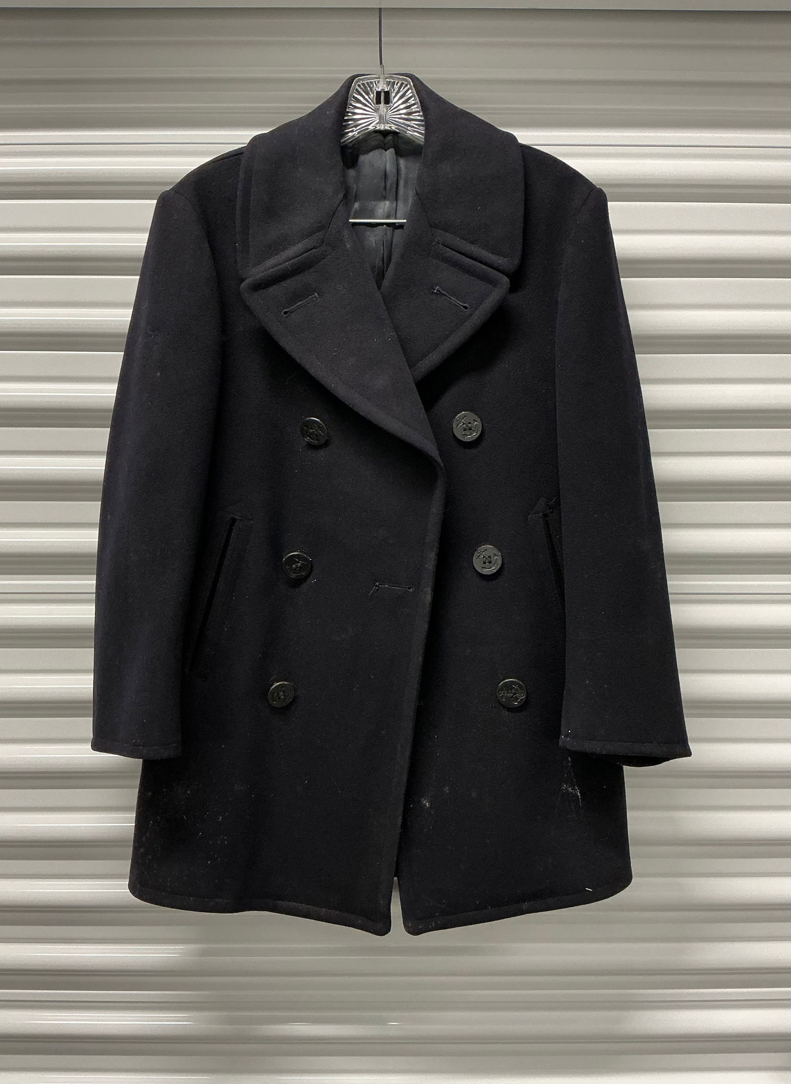 Vintage Military Pea Coat Possibly WWII Era (1 of 4)