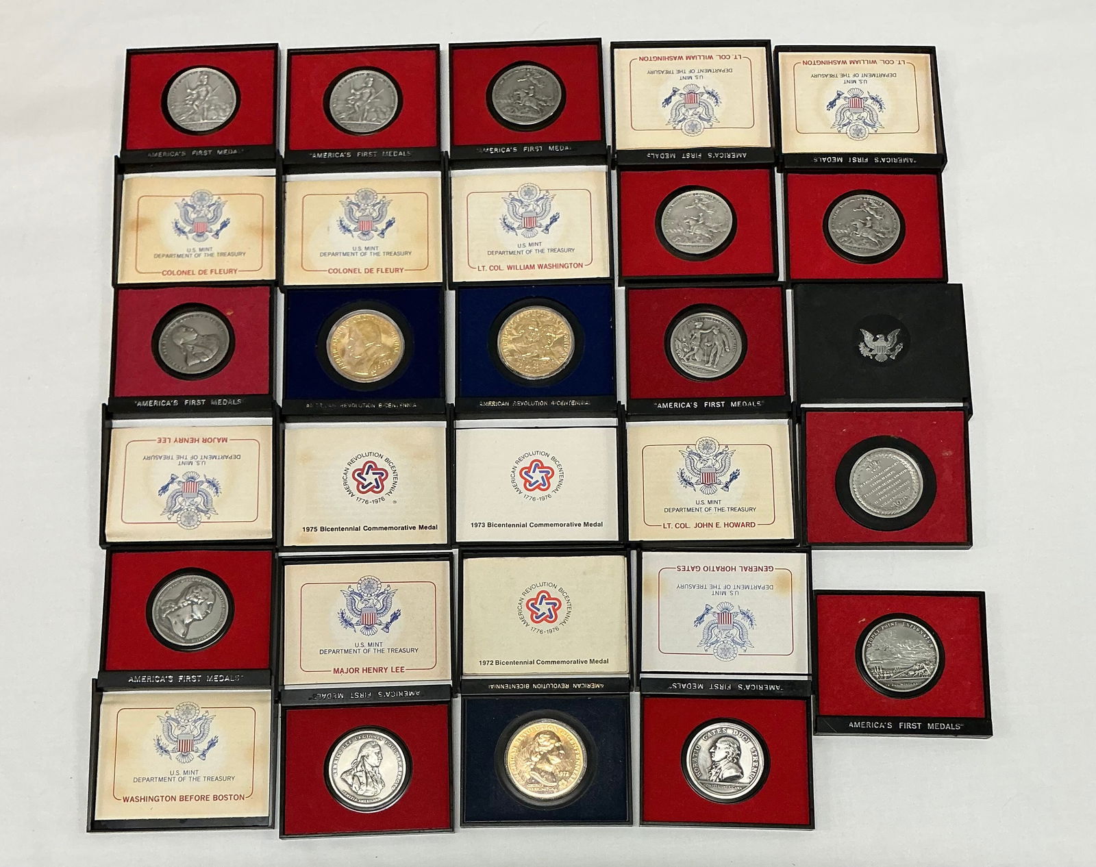 US Mint America’s First Medals & 1970s Bicentennial Medals (1 of 5)