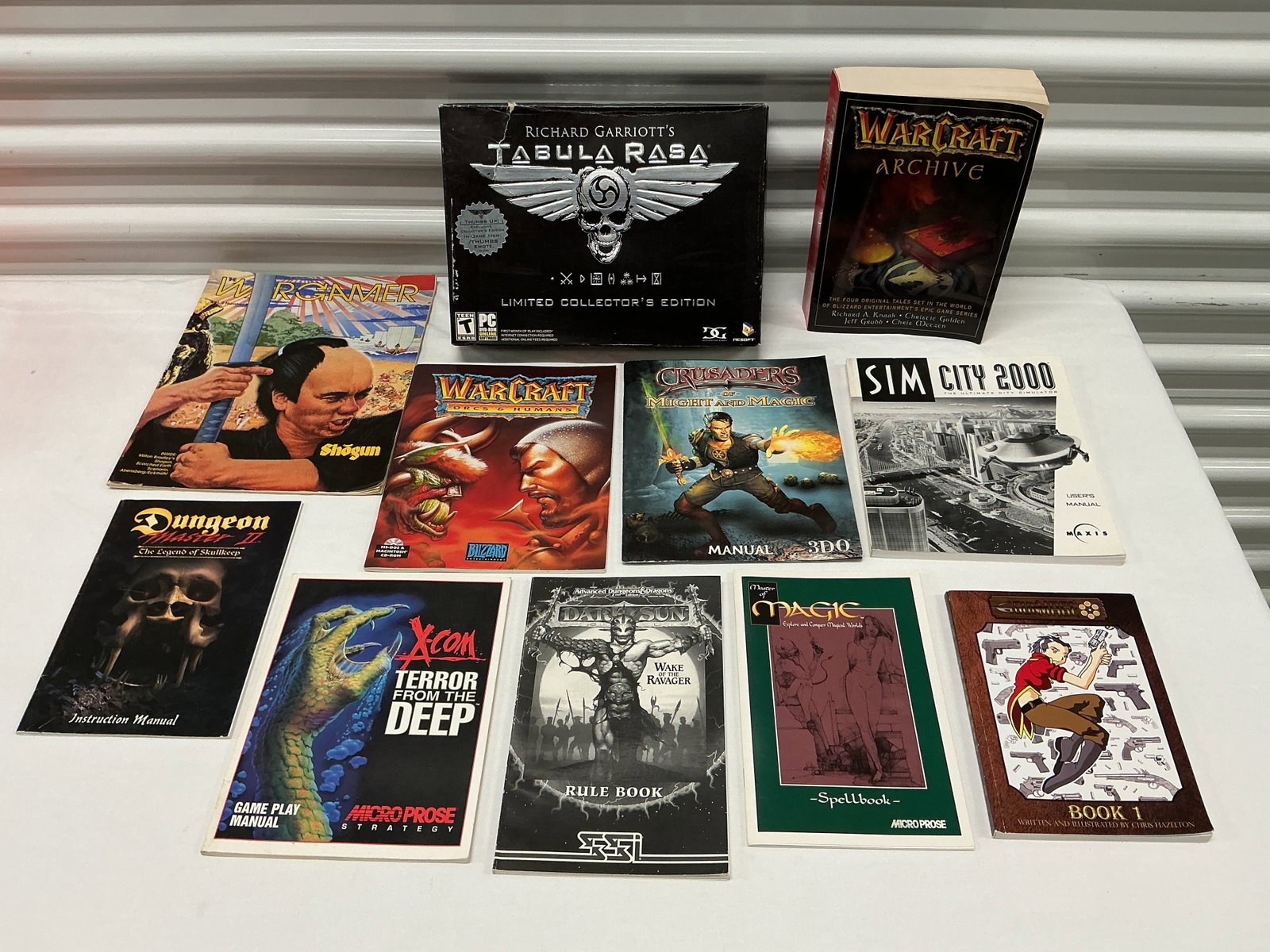 Tabula Rasa Limited Collectors Edition & Gaming Strategy Books Magazines: Unchecked