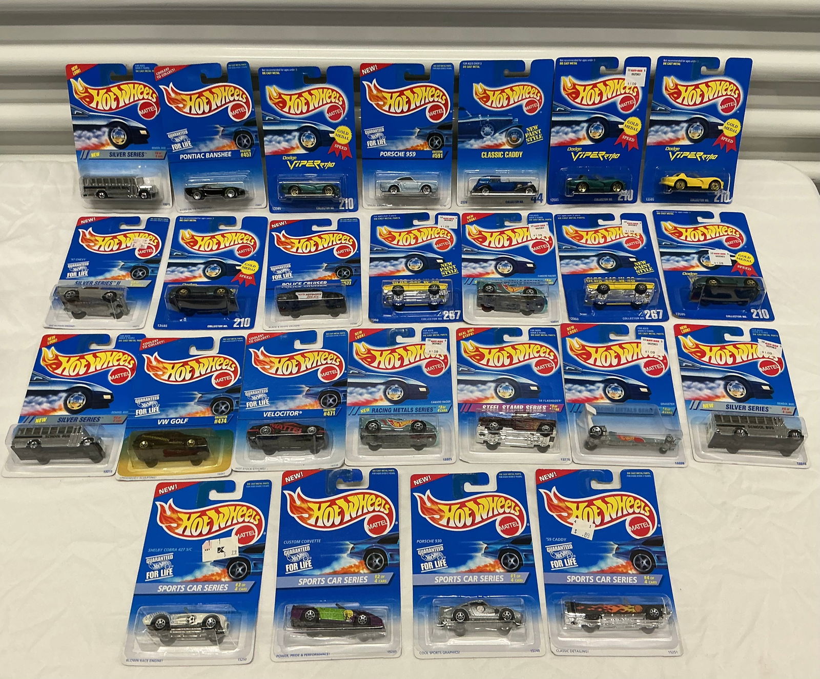 1990s Hot Wheels Incl Full Set Sports Car Series 1-4 (1 of 5)