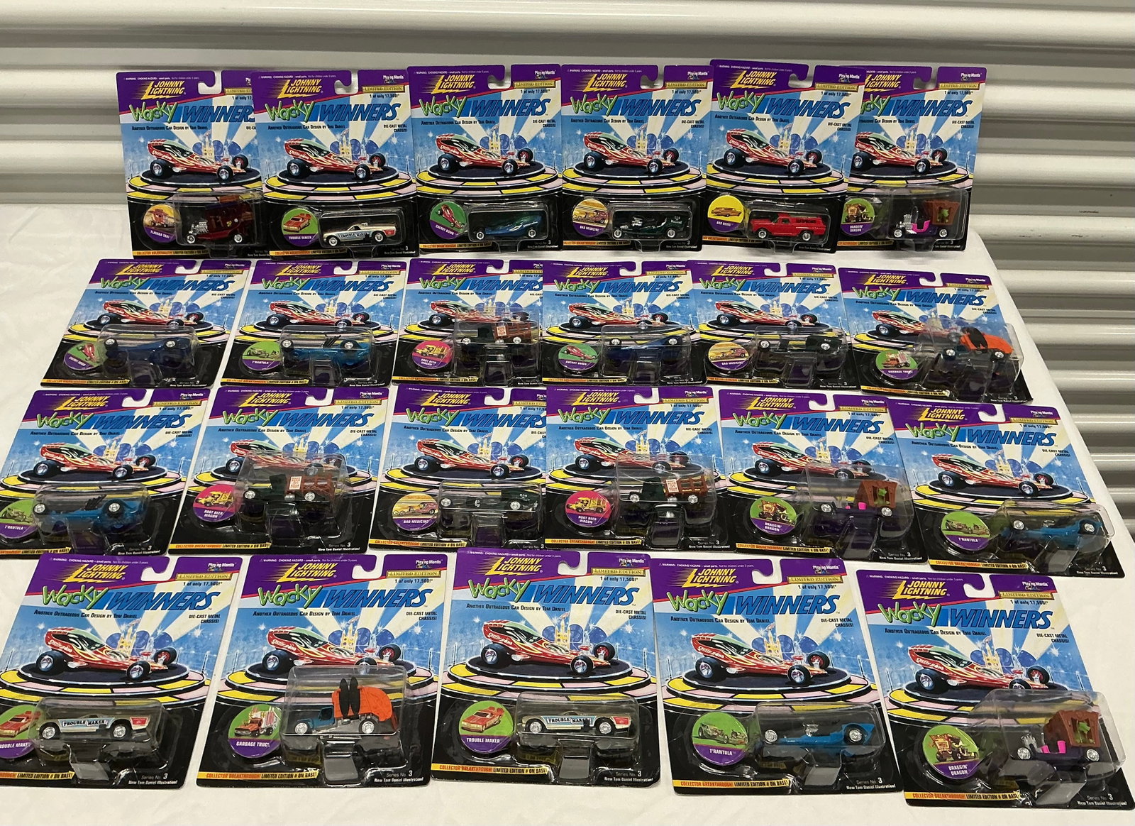 1996 Johnny Lightning Limited Edition Wacky Winners: Designed By Tom Daniels Series 3
