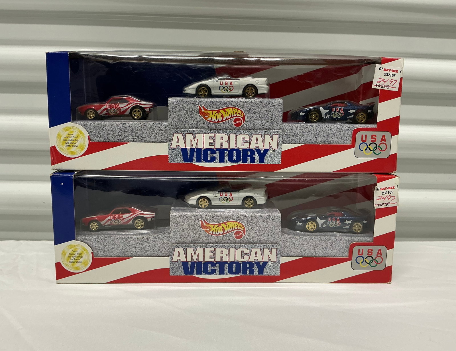1996 Hot Wheels American Victory Classic Camaros Olympic Limited Edition Sets: New Old Stick