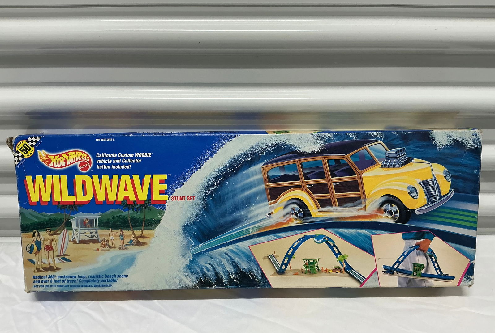 1989 Hot Wheels Wild Wave Stunt Set Complete (1 of 4)