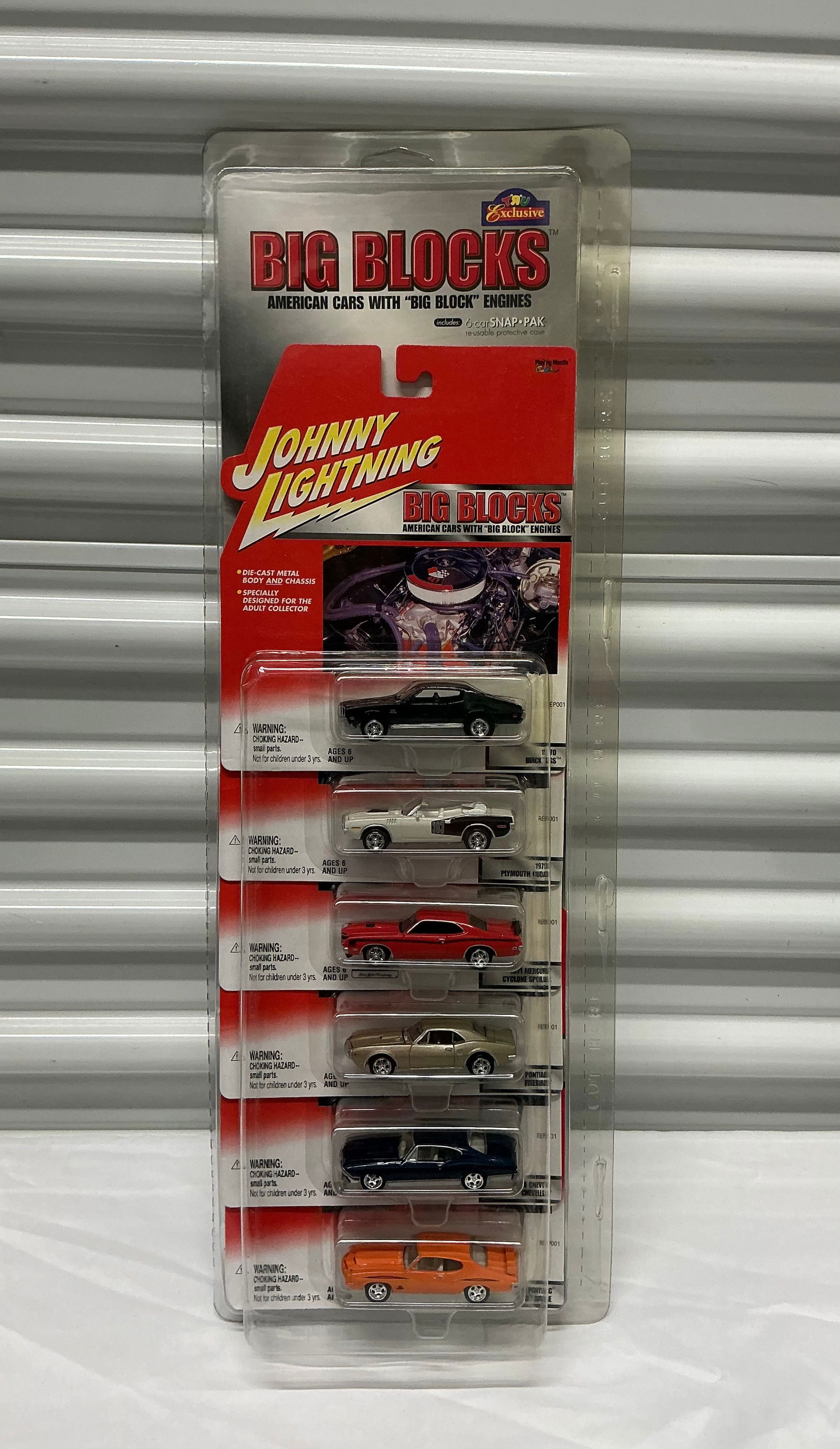 Johnny Lightning Big Blocks Die Cast Car Set Sealed (1 of 5)