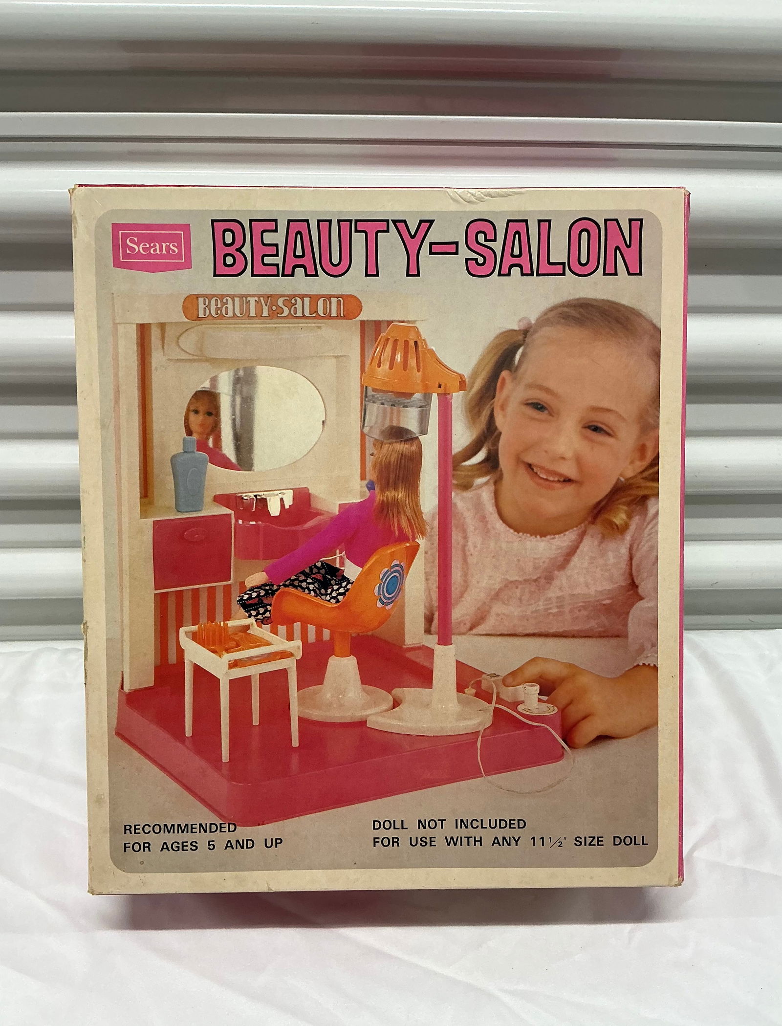 Vintage Sears Beauty Salon Play Set For Barbies: New Old Stock - Sealed Parts Made in Japan