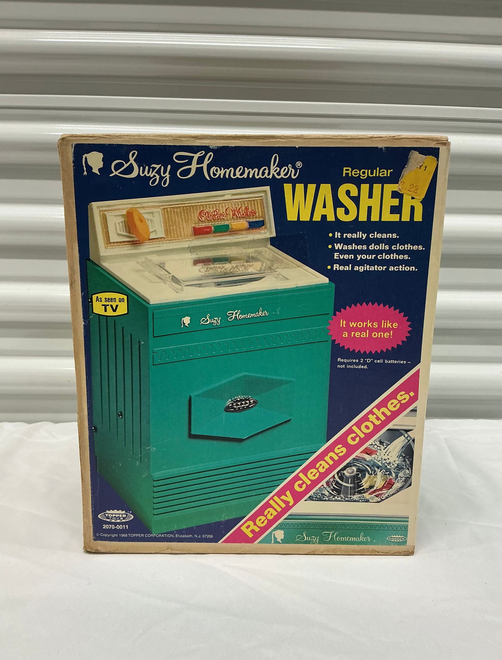1968 Topper Toys Suzy Homemaker Washer In Original Box: Untested