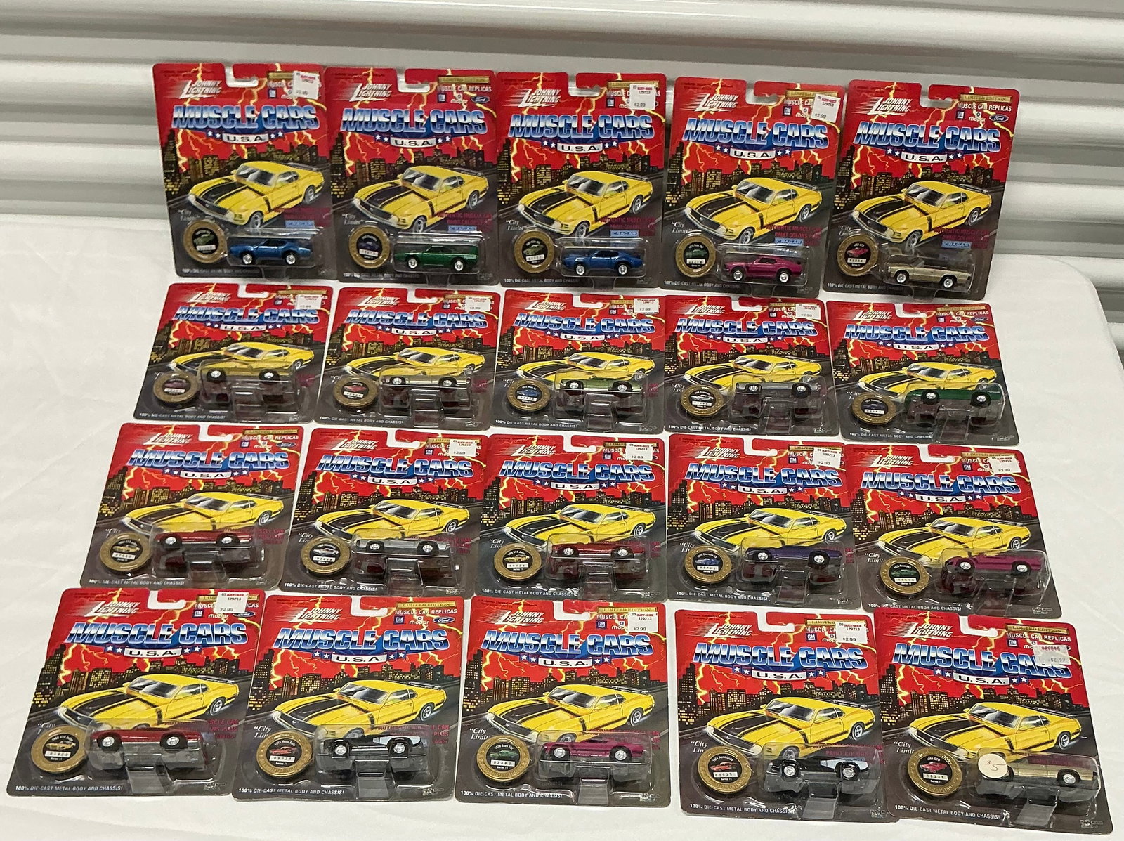 1994 Johnny Lightning Limited Edition Die Cast Muscle Cars City Limits Series: Series 11