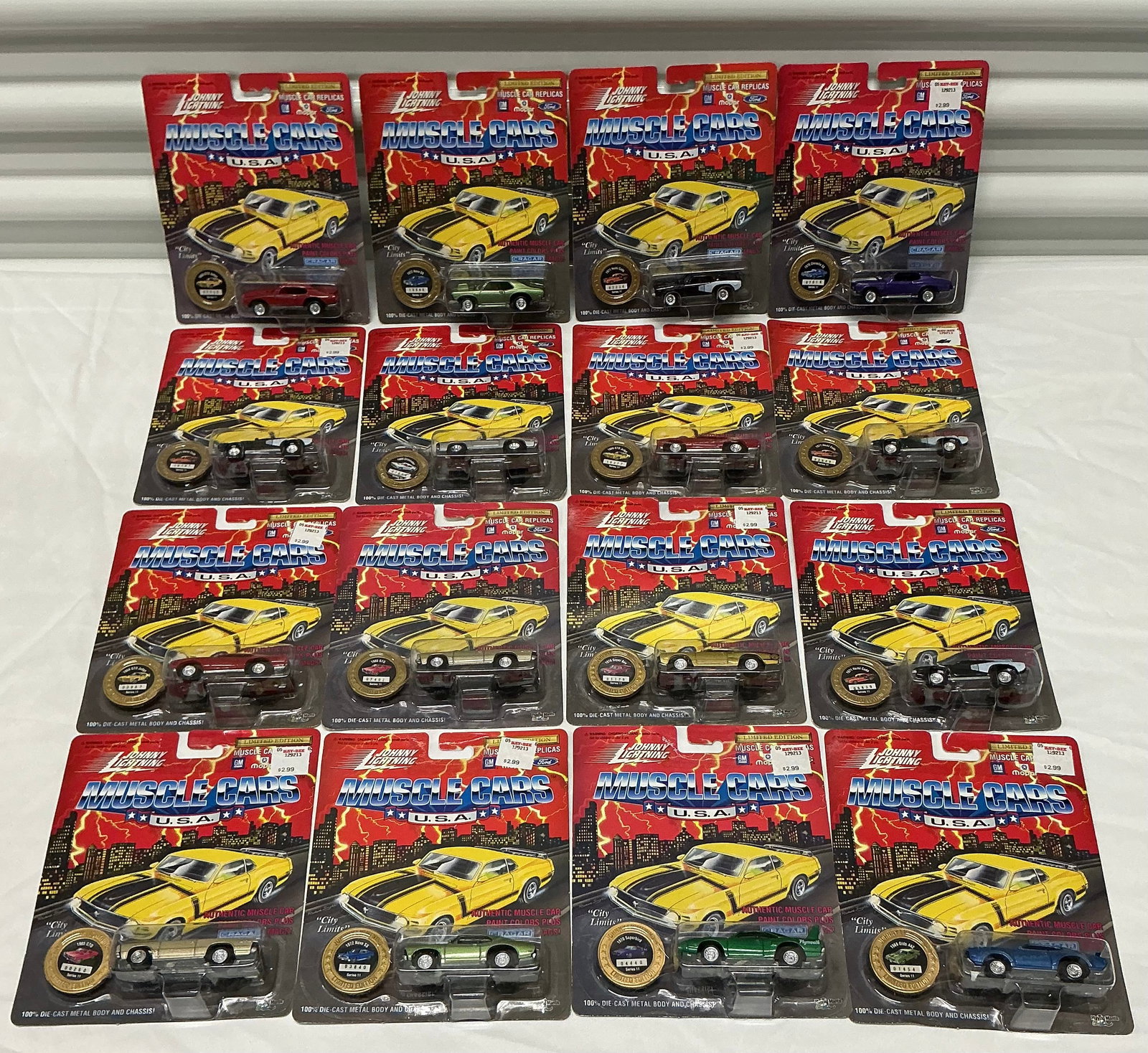 1994 Johnny Lightning Limited Edition Die Cast Muscle Cars City Limits Series: Series 11
