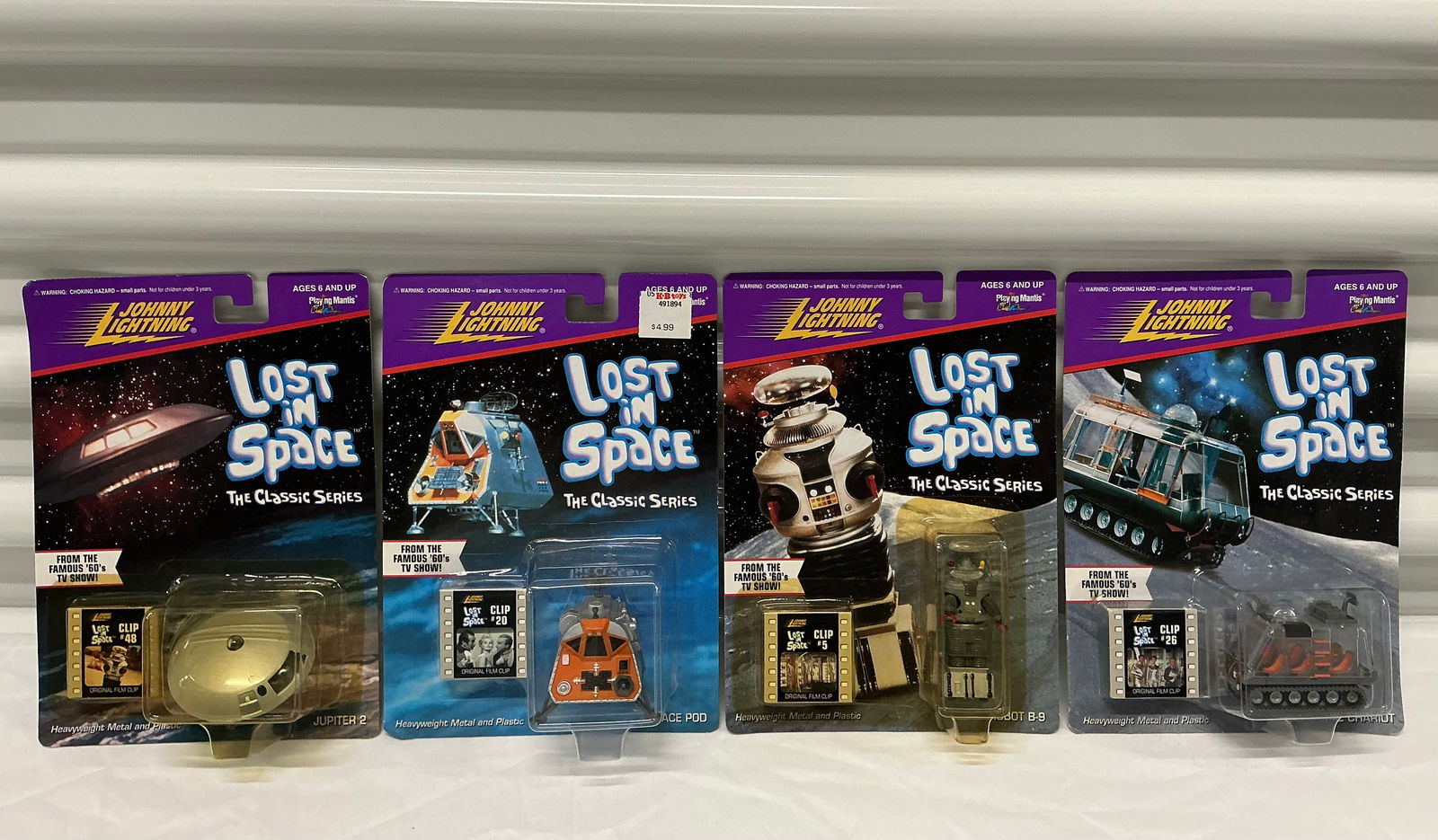 1998 Johnny Lightning Lost In Space Complete Set of Four (1 of 4)