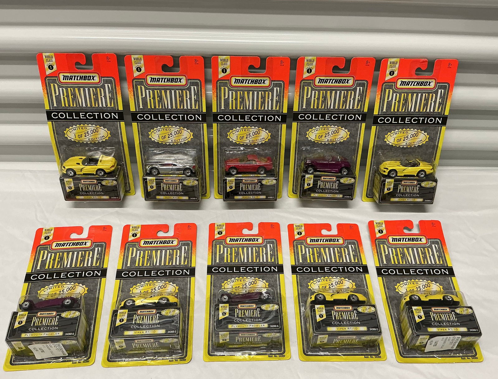 1995 Matchbox Premiere Collection World Class Series 1: All on the card