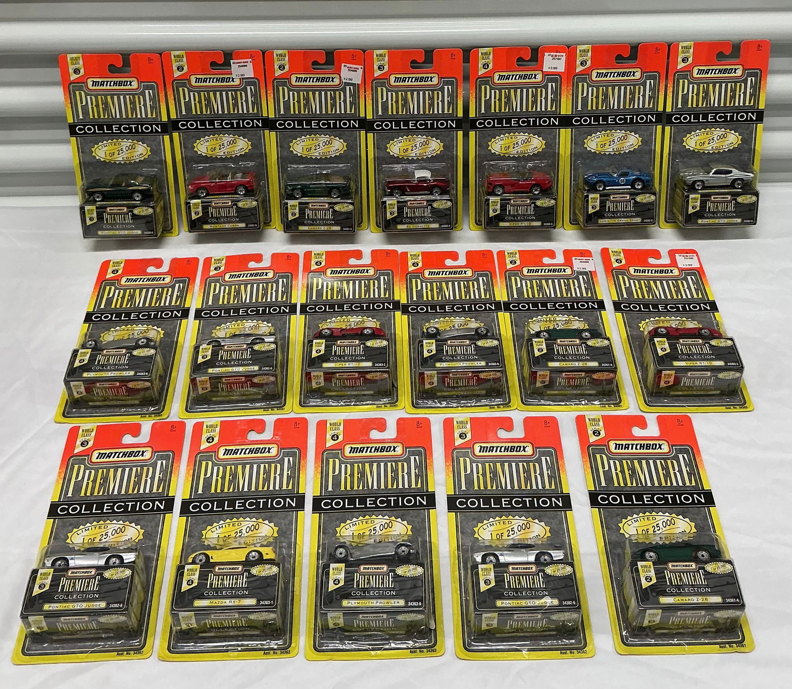 1995 Matchbox Premiere Collection World Class Series 2-4: All on the card