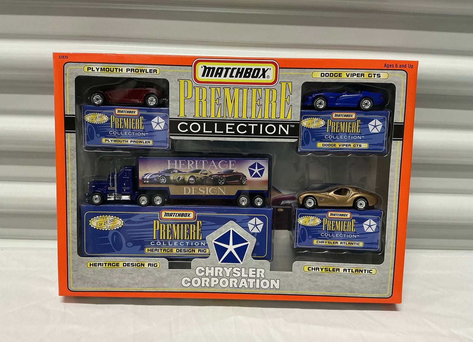 1997 Matchbox Premiere Collection Limited Edition Chrysler Corporation Gift Set: 1997