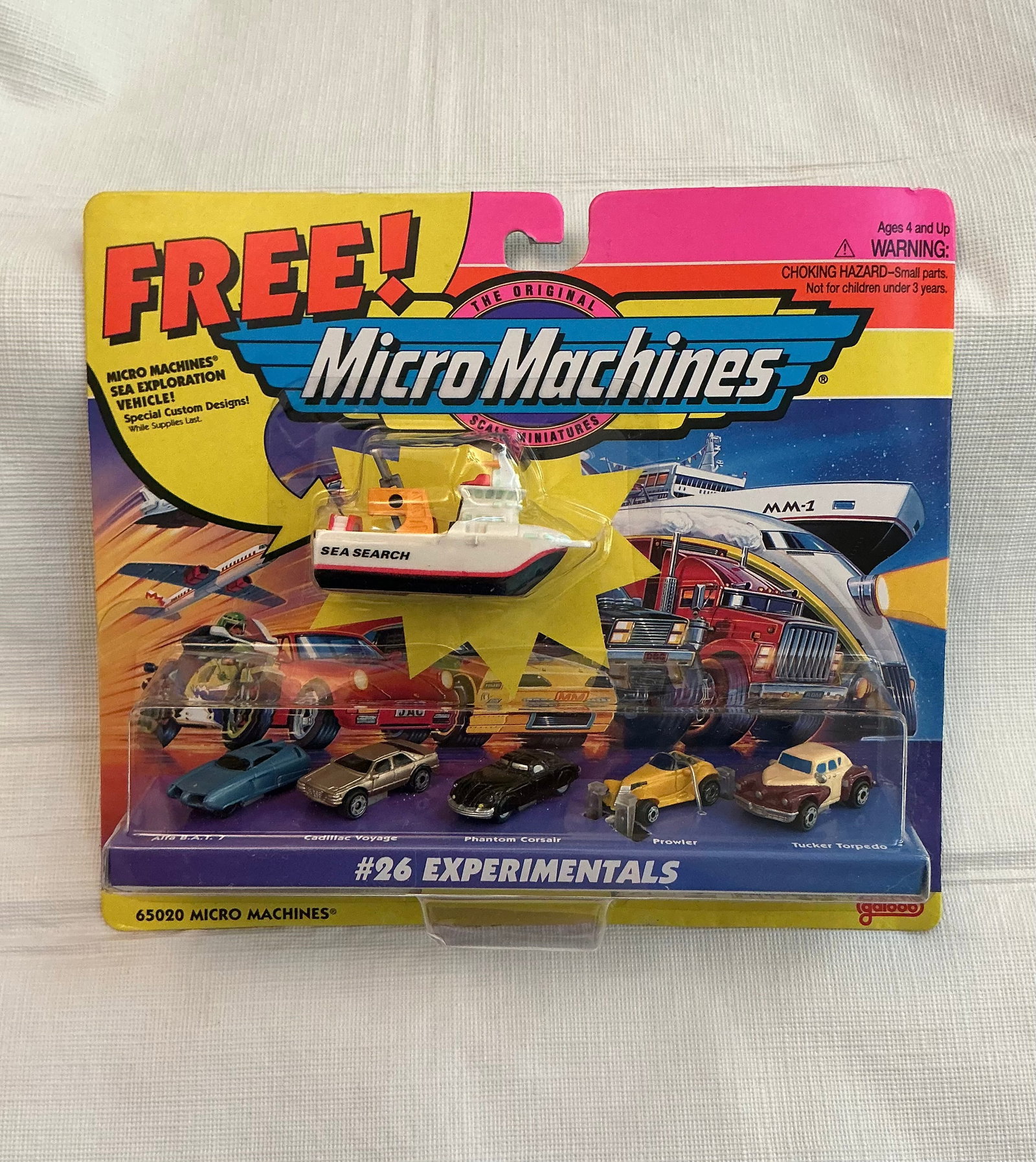 1995 Galoob Micro Machines Experimentals Set #26: On the card! 1995