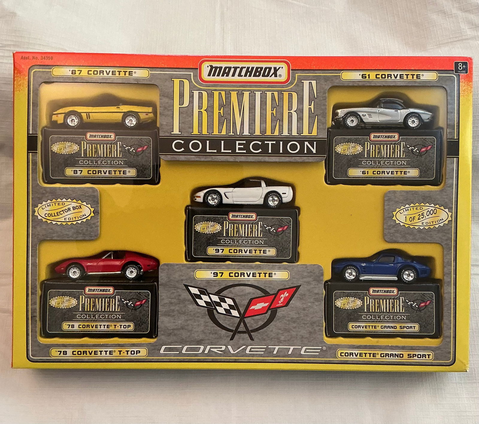 Matchbox Premiere Collection Corvettes Box Set: 1996