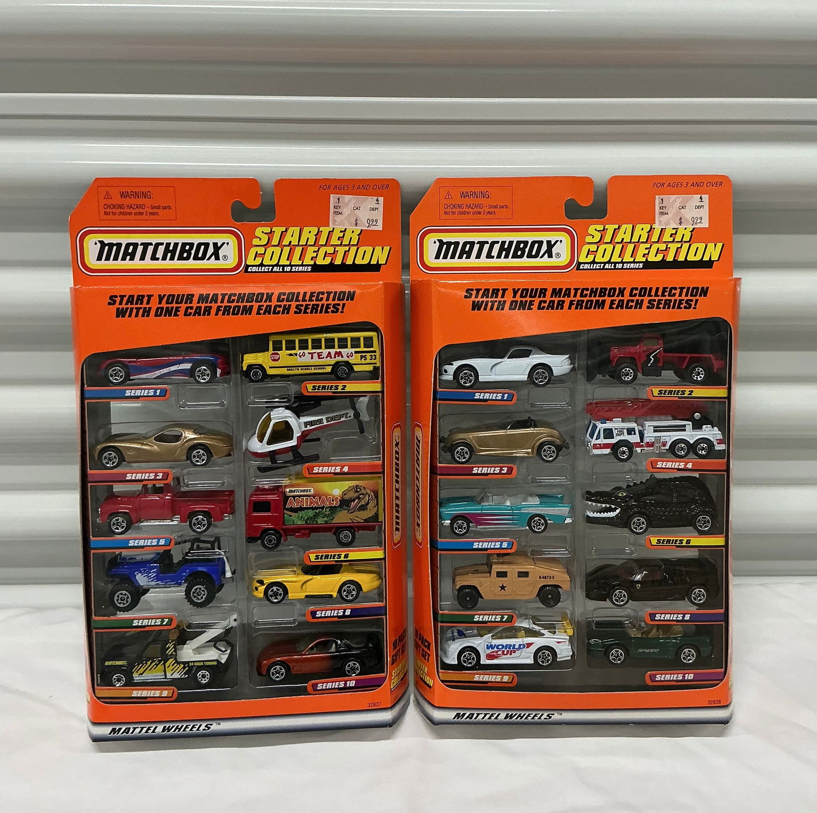1997 Matchbox Starter Collection Box Sets: 1997