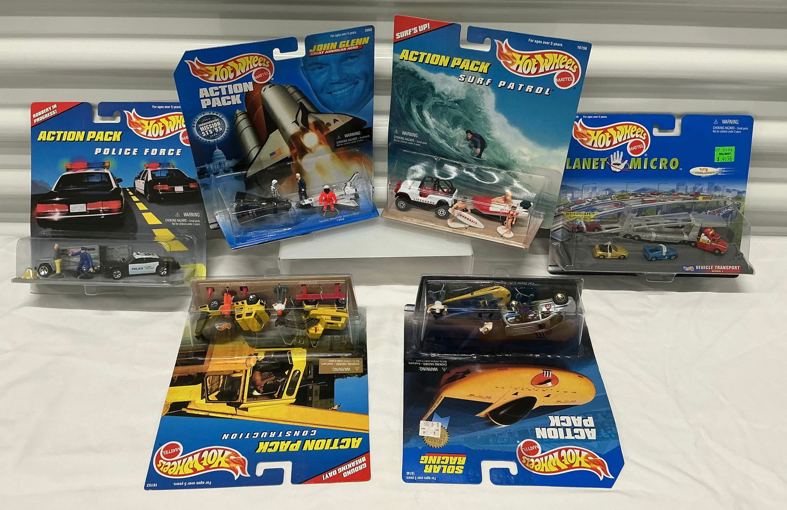 1990s Hot Wheels Action Packs John Glen US Space Flight (1 of 6)